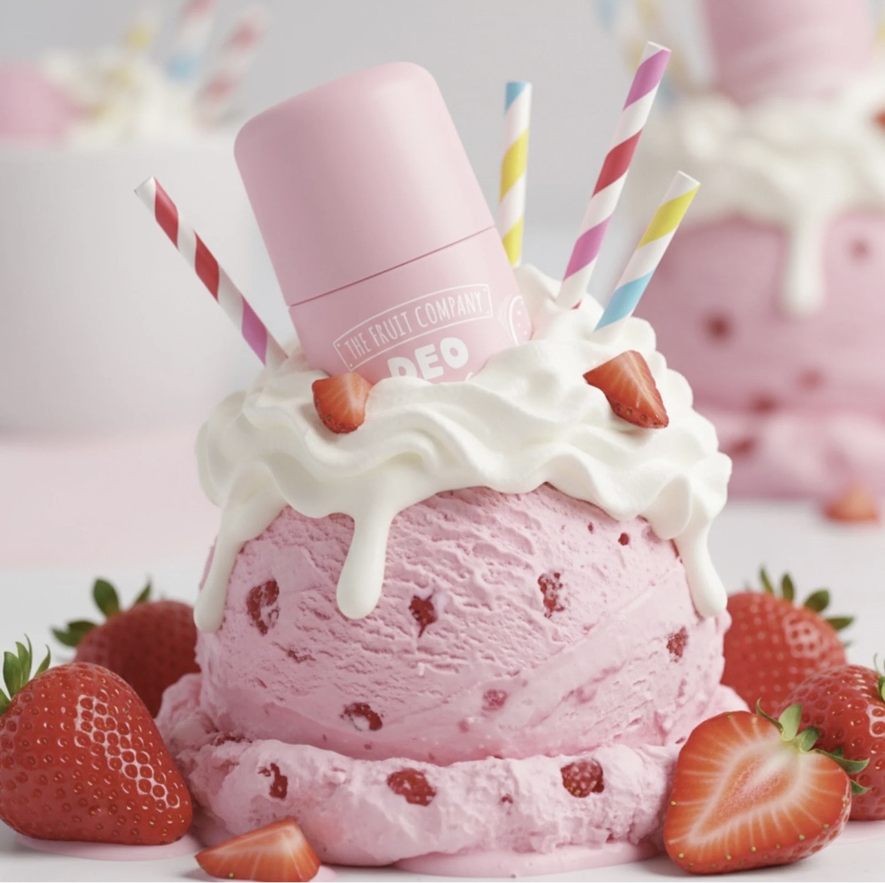 Déodorant anti-transpirant « Fraise chantilly »