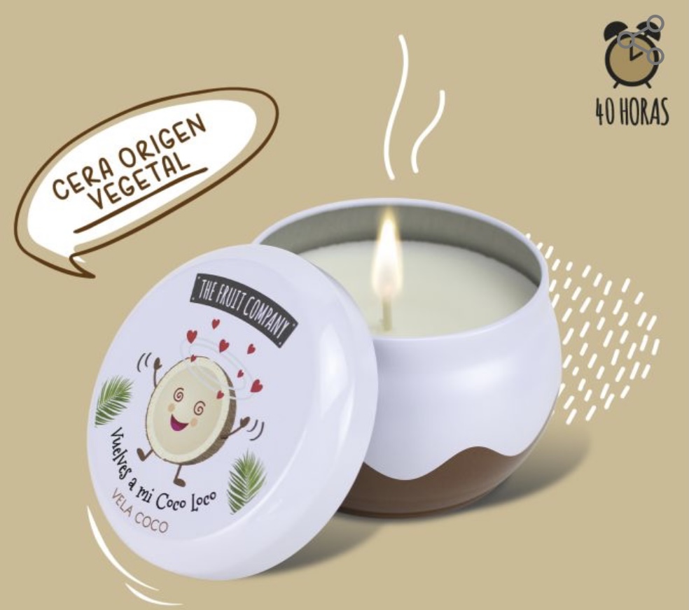 Bougie parfumée à la noix de coco