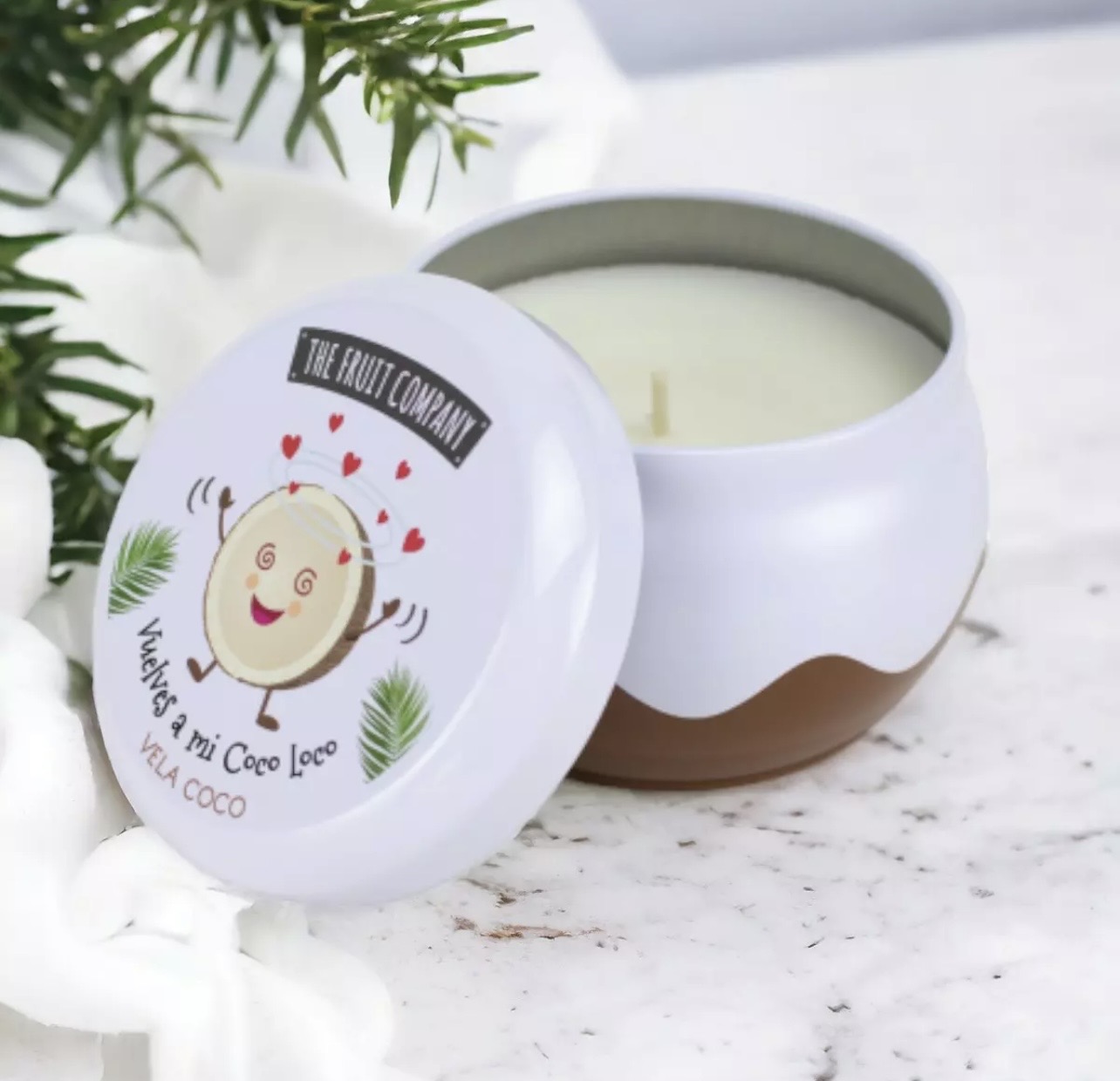 Bougie parfumée à la noix de coco