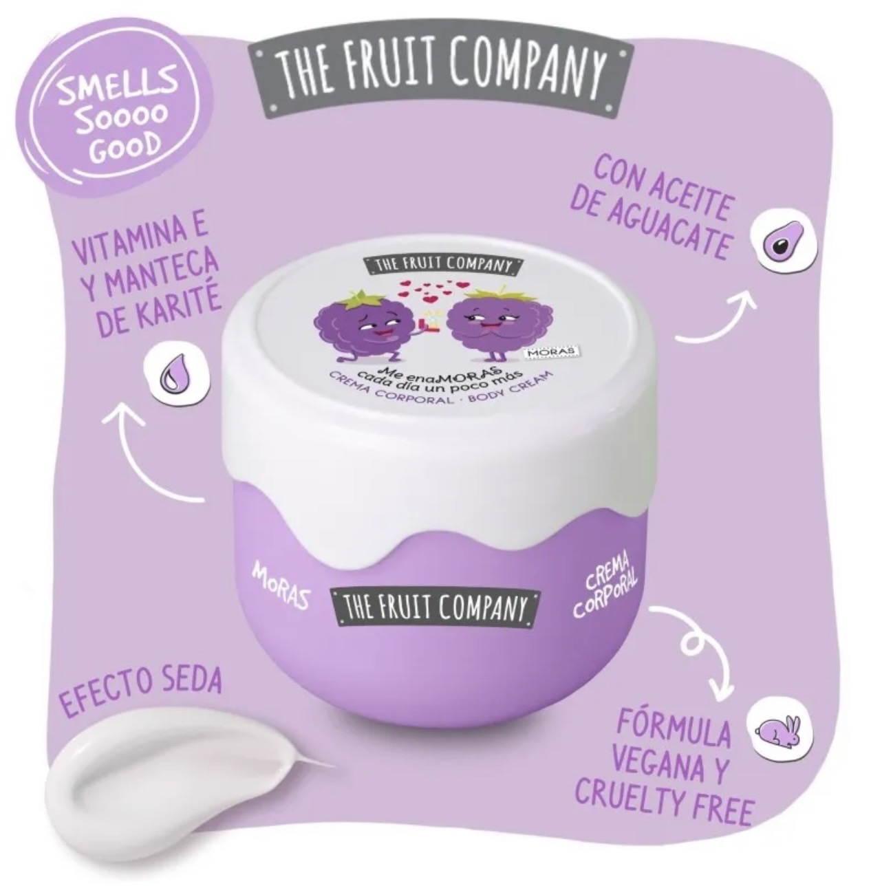 Crème hydratante à la mûre