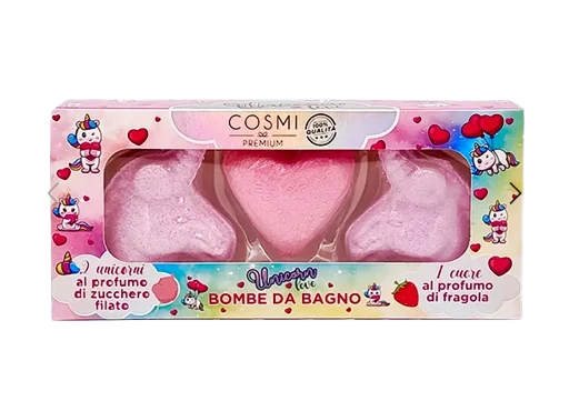 Bombes de bain Licorne