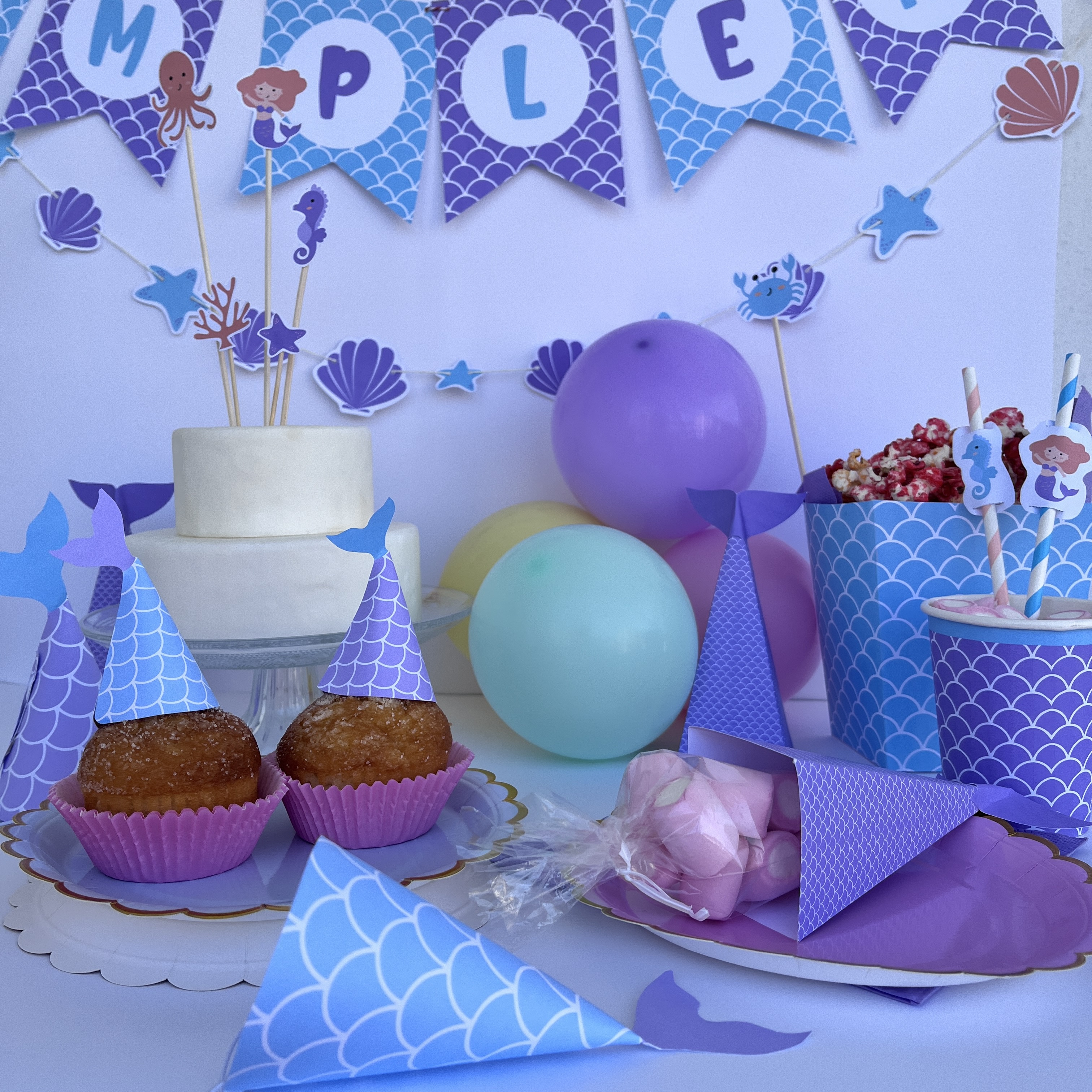 Kit Imprimible Sirenas