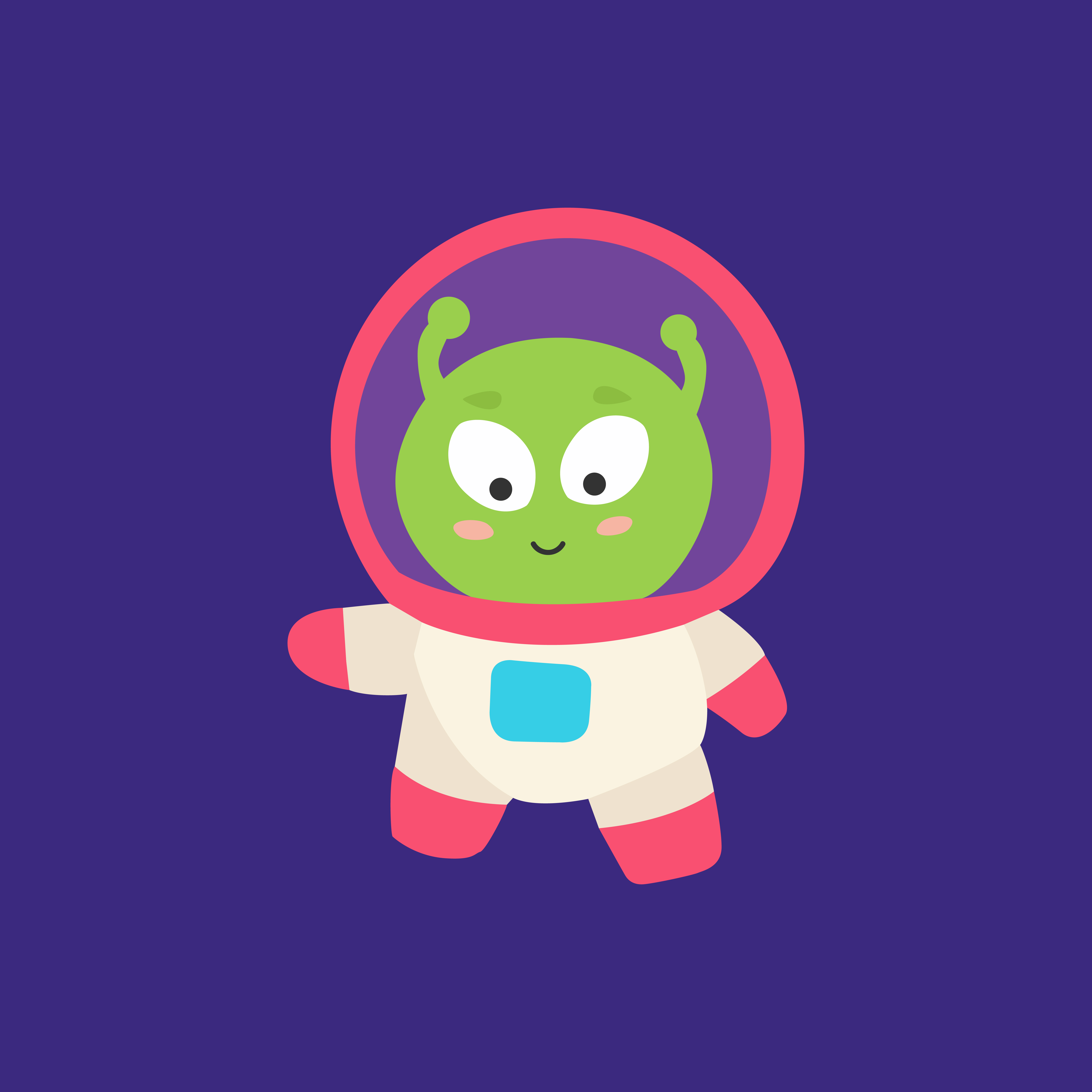 Kit imprimible de marciano astronauta