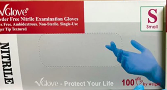 Găng tay kiểm tra nitrile VGlove loại nhỏ