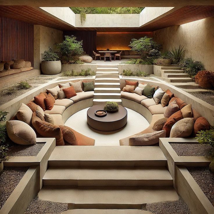 Wadi Al Nouf Conversation Pit - كنبة وادي النوف