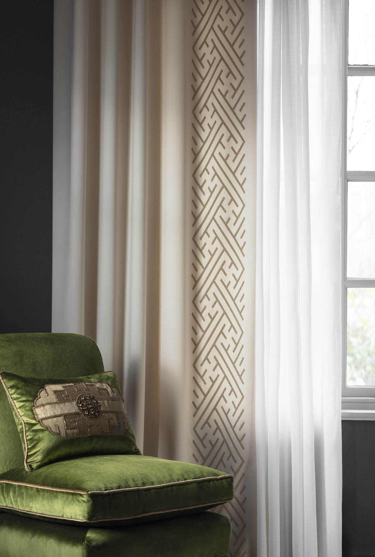 Elegant Patterned Curtains