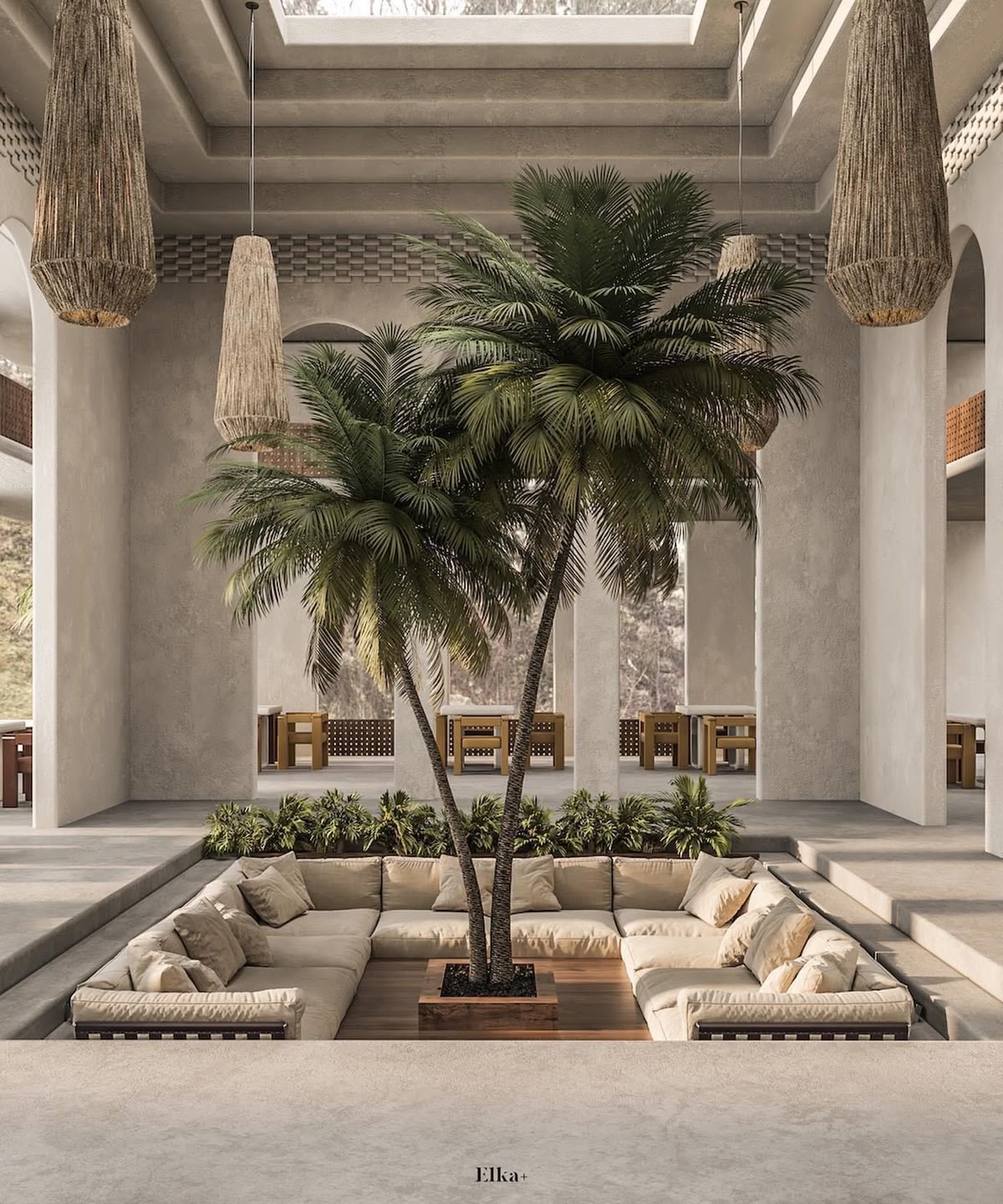 Wadi Al Nouf Conversation Pit - كنبة وادي النوف