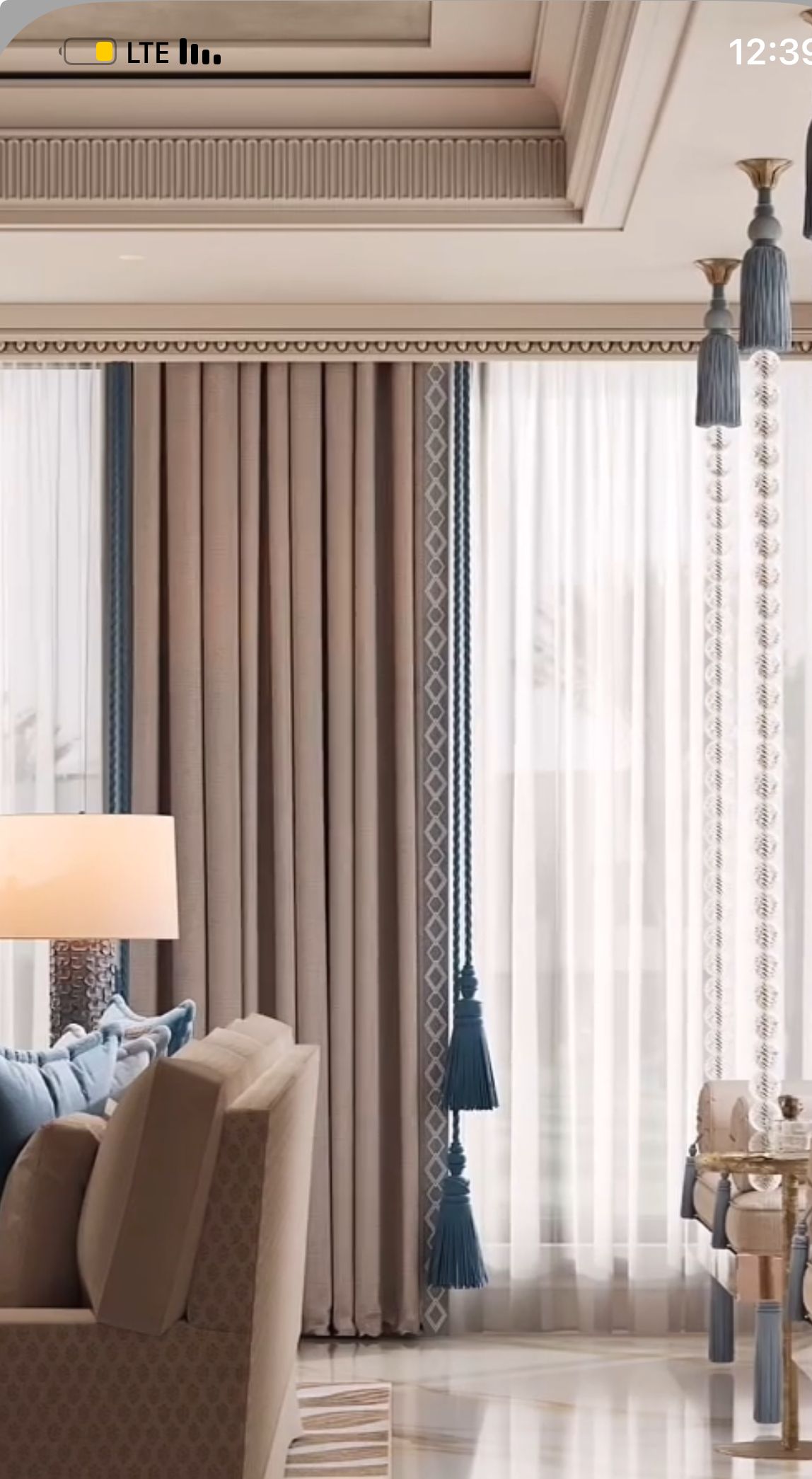 Elegant Patterned Curtains