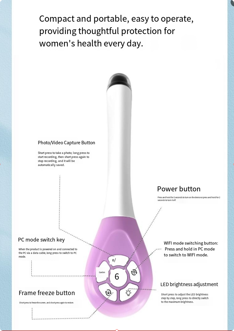 Wireless Vaginal Ultrasound Probe