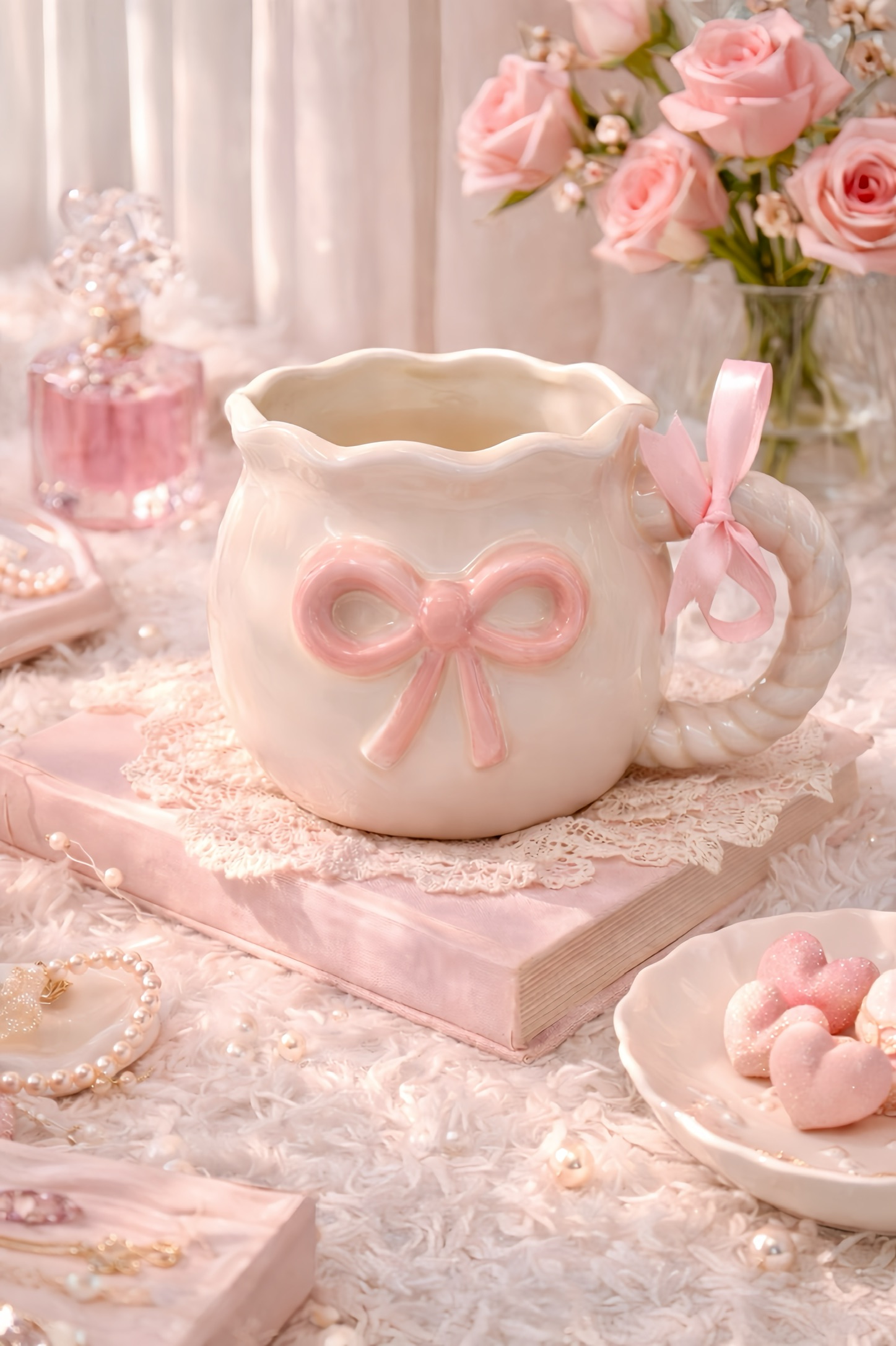 Ceramic Bow Mug