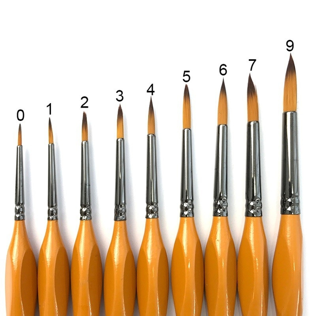 Bộ cọ vẽ chi tiết ( mua 1bo)