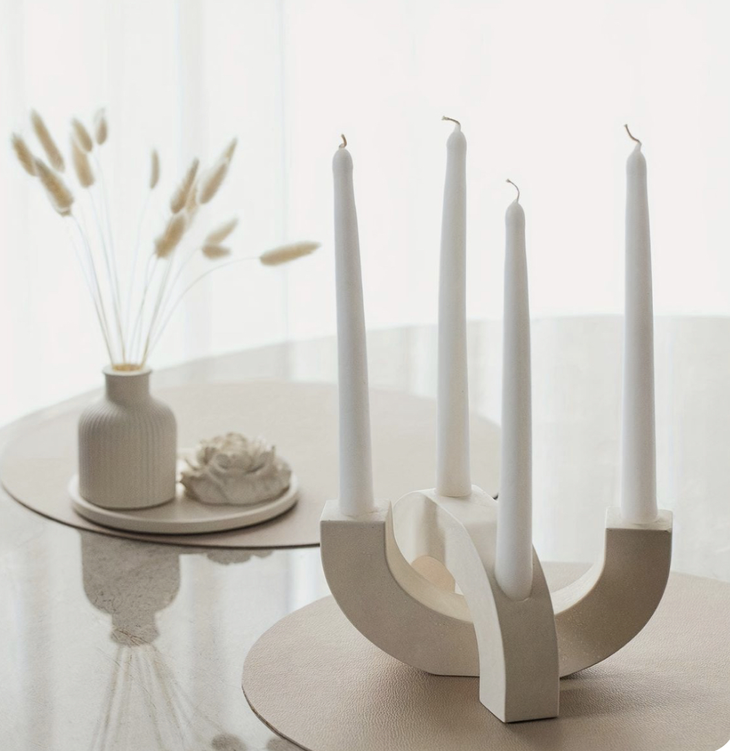 Un porte-bougies original