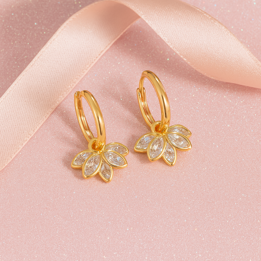 Boucles d'oreilles Lotus