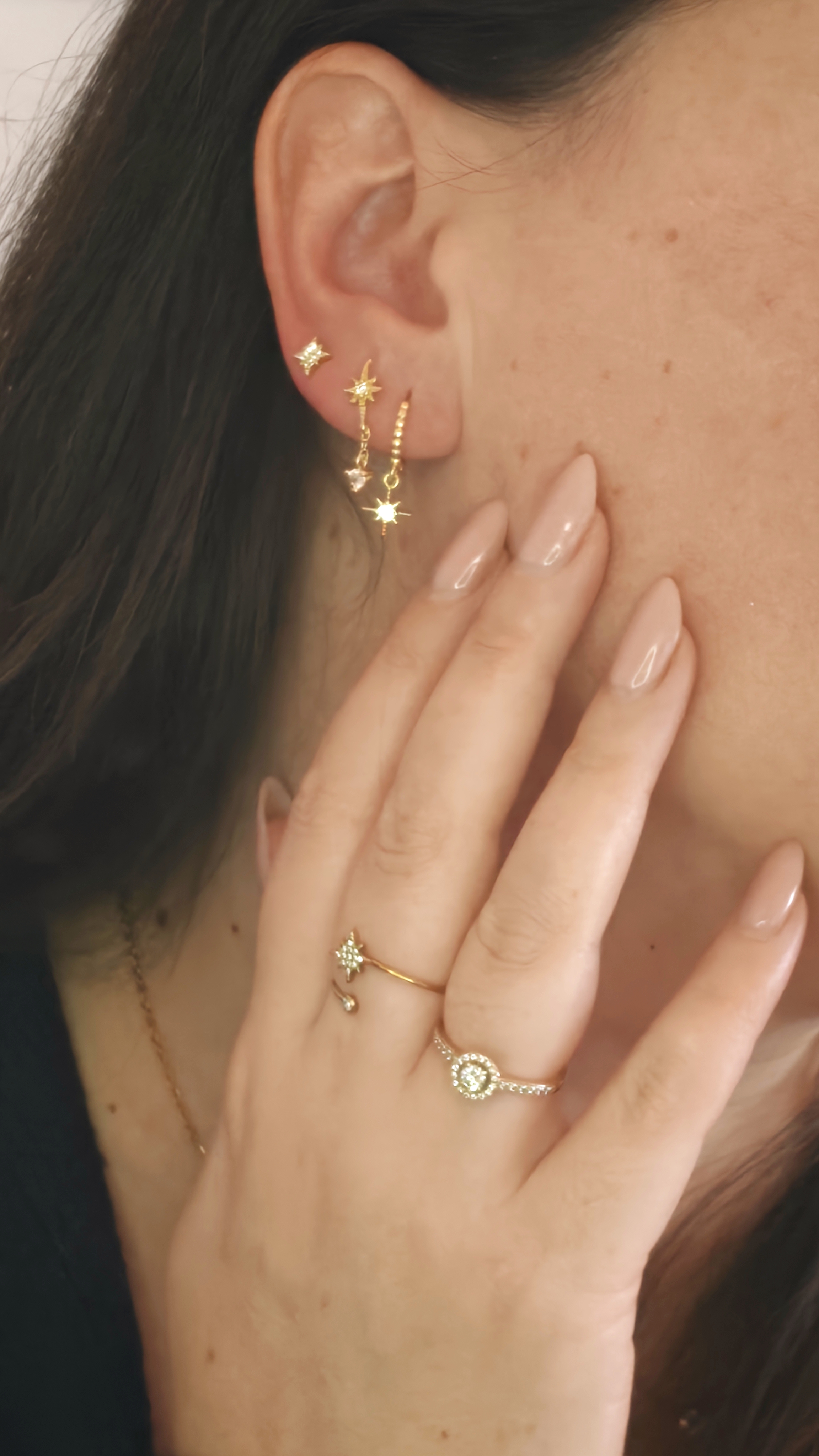 Boucle d'oreille Jade