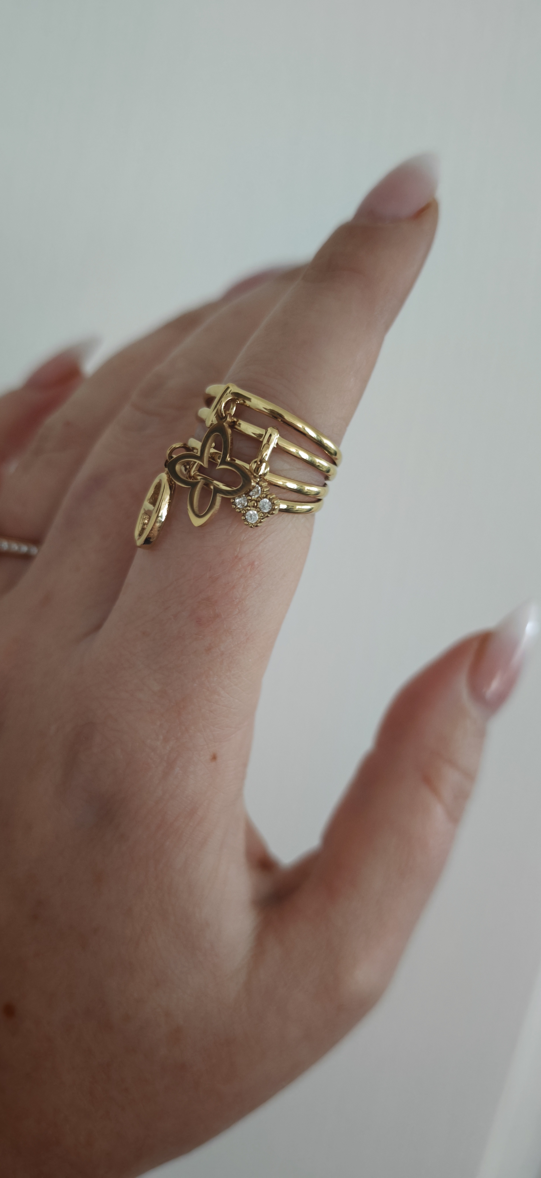 Bague breloques Vanessa