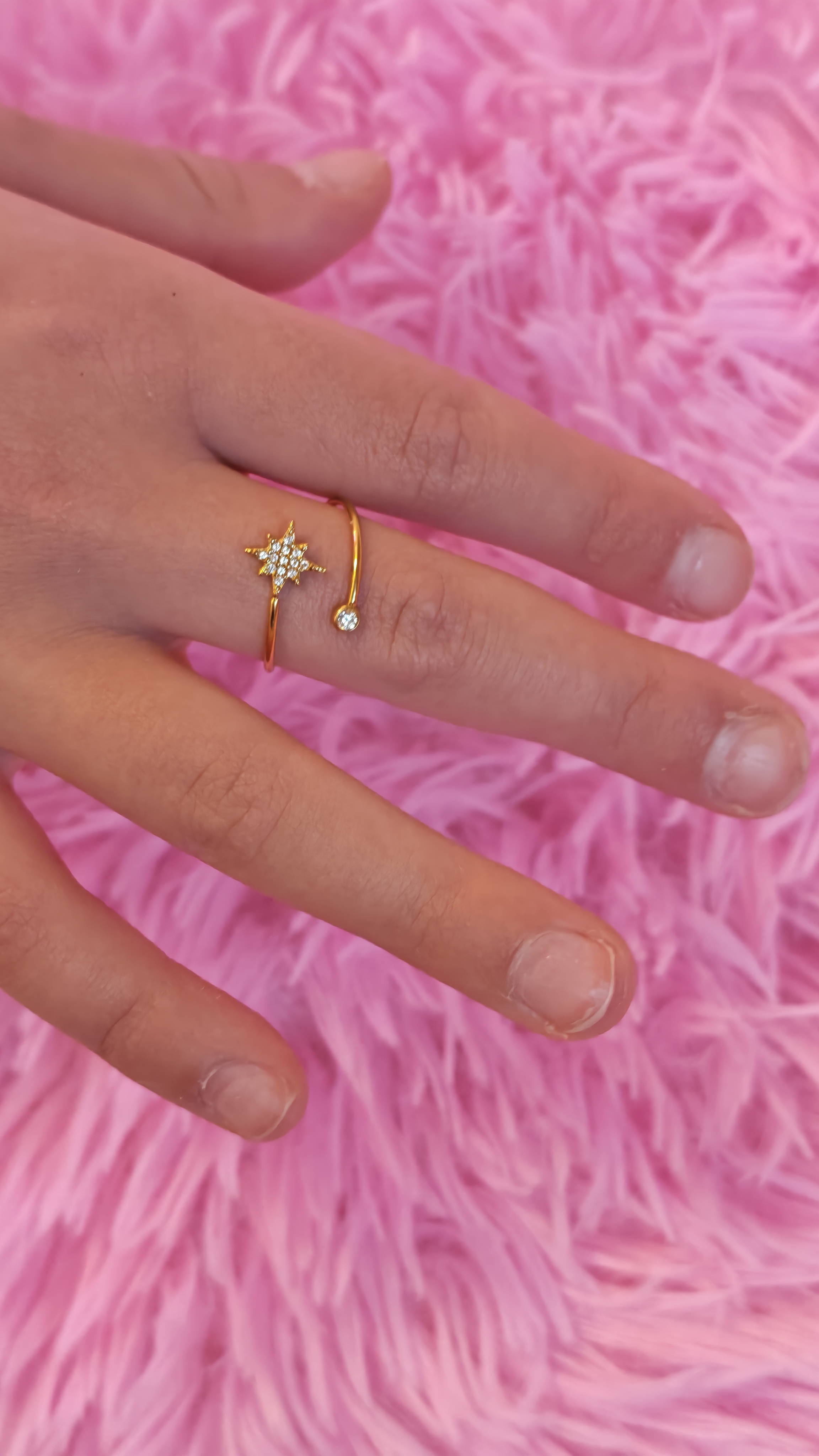 Bague dorée Estelle