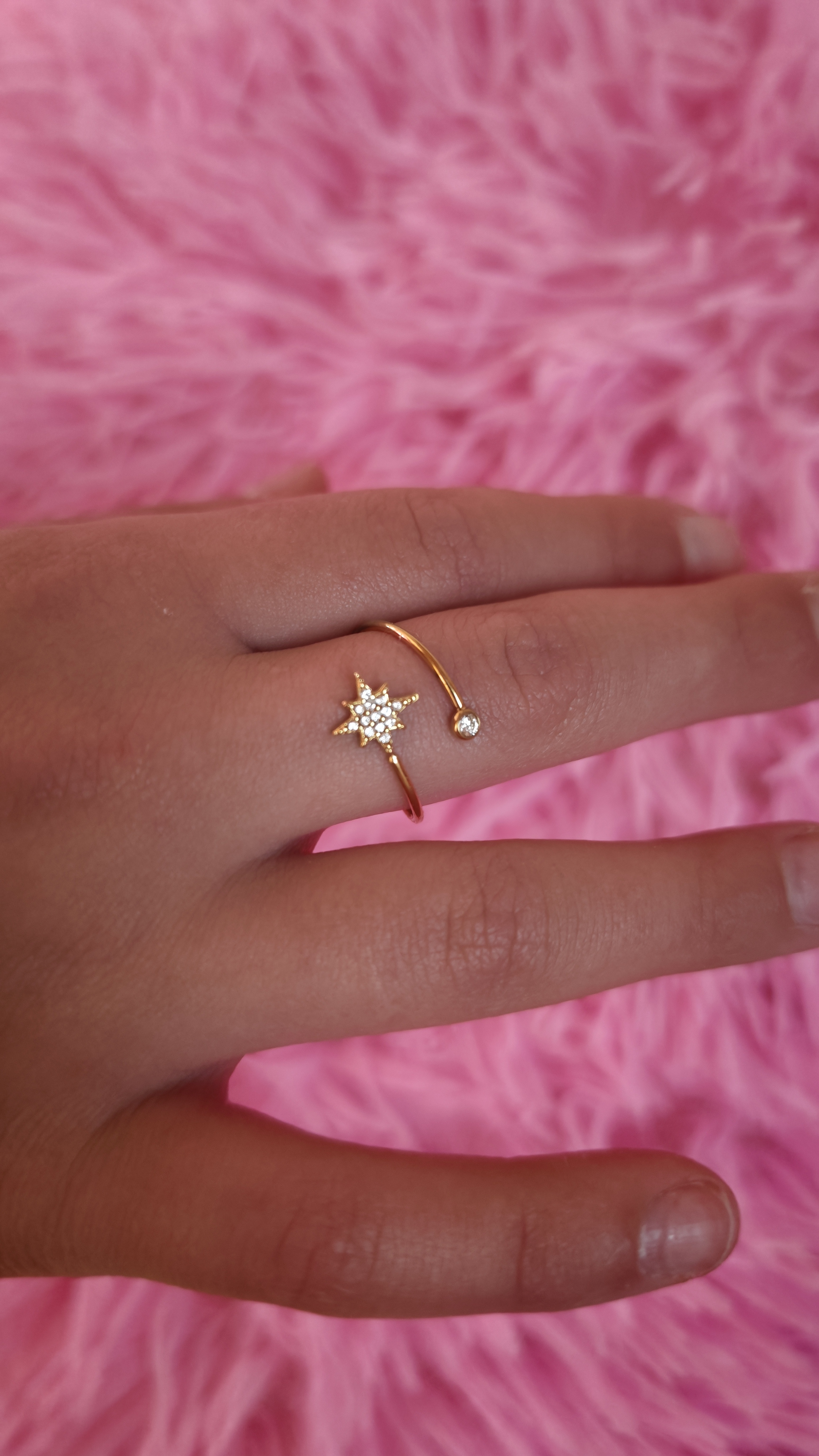 Bague dorée Estelle