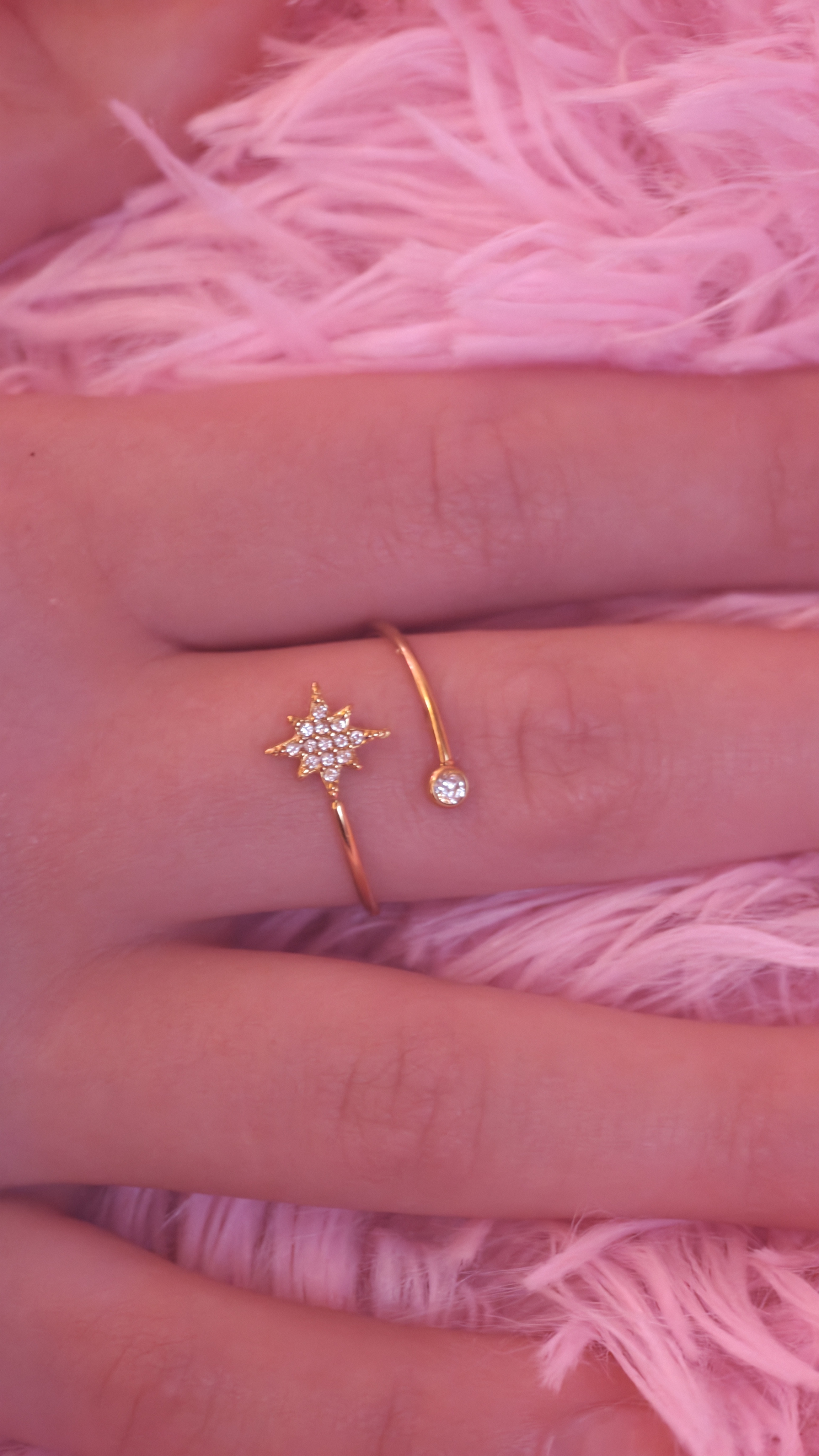 Bague dorée Estelle