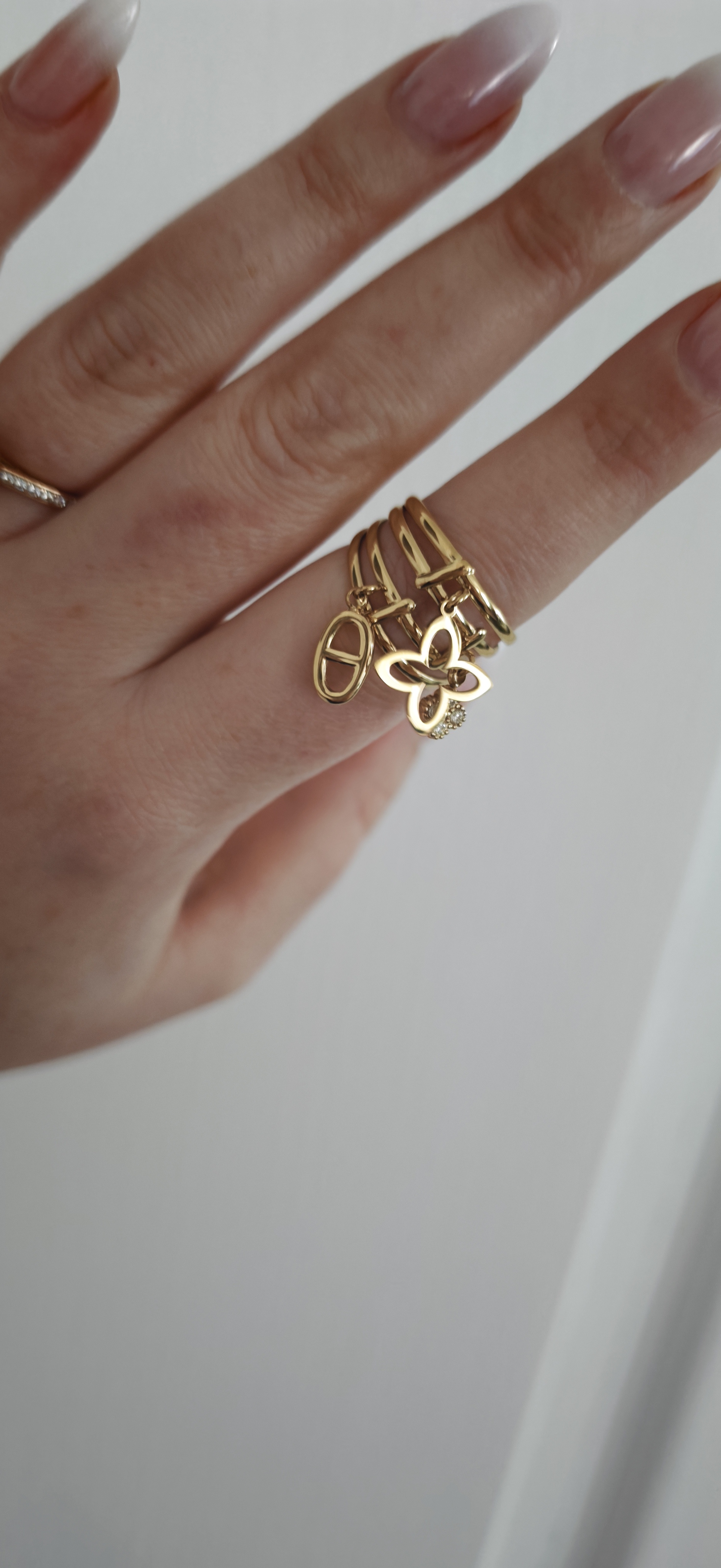 Bague breloques Vanessa