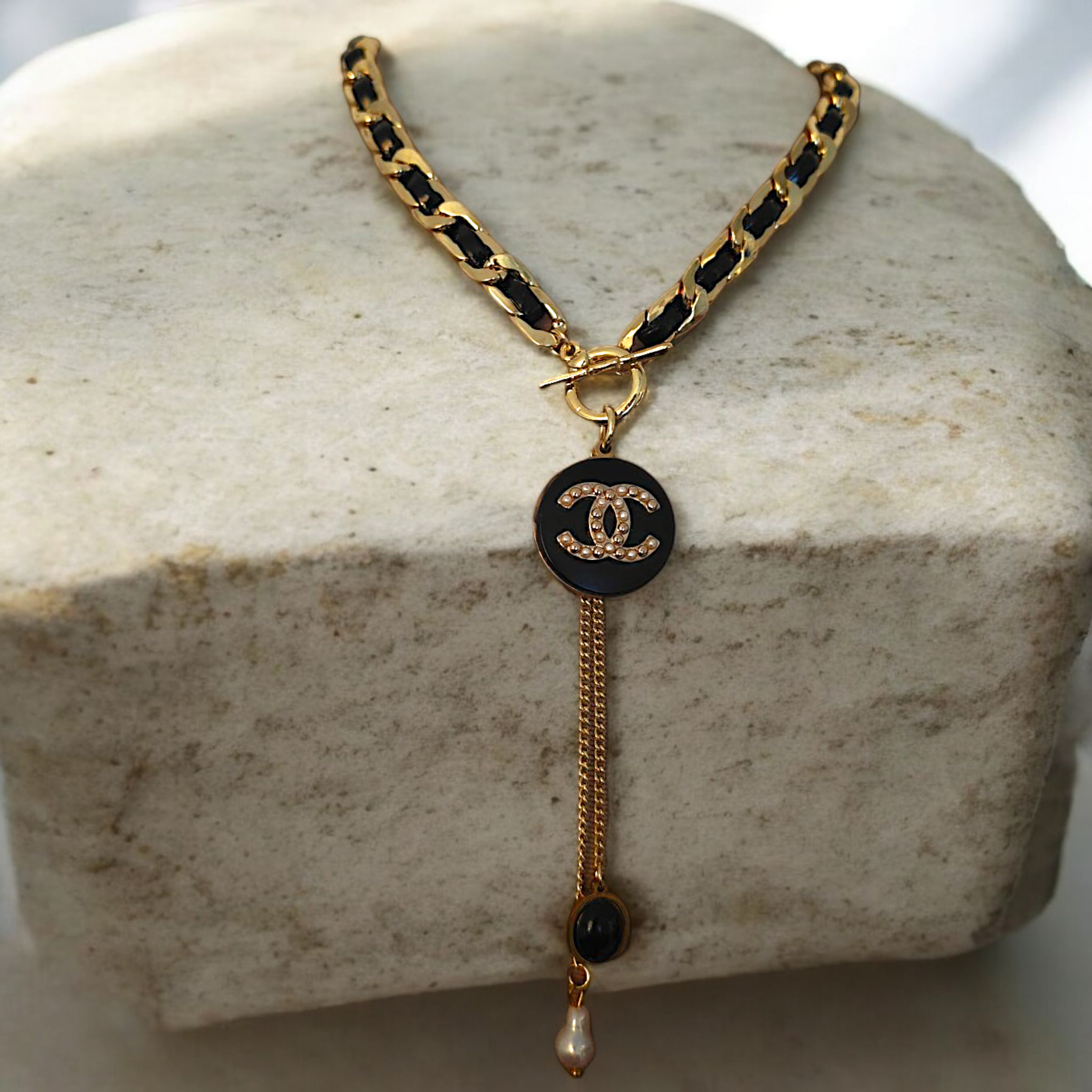 Collier Upcyclé Camélia