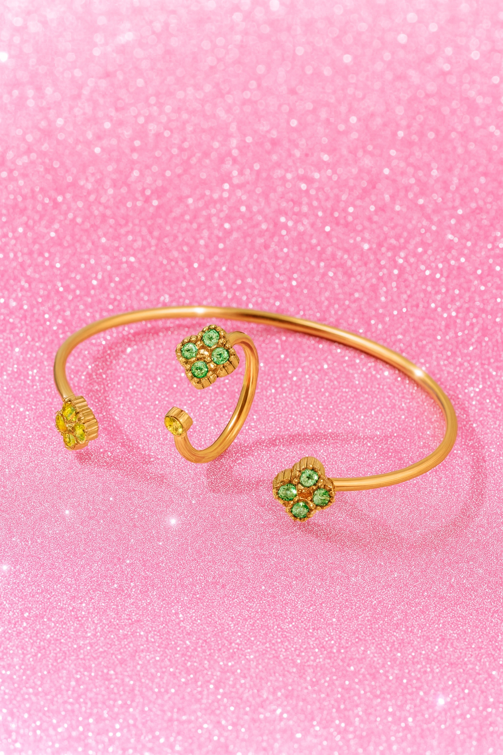 Bracelet et la bague Léa