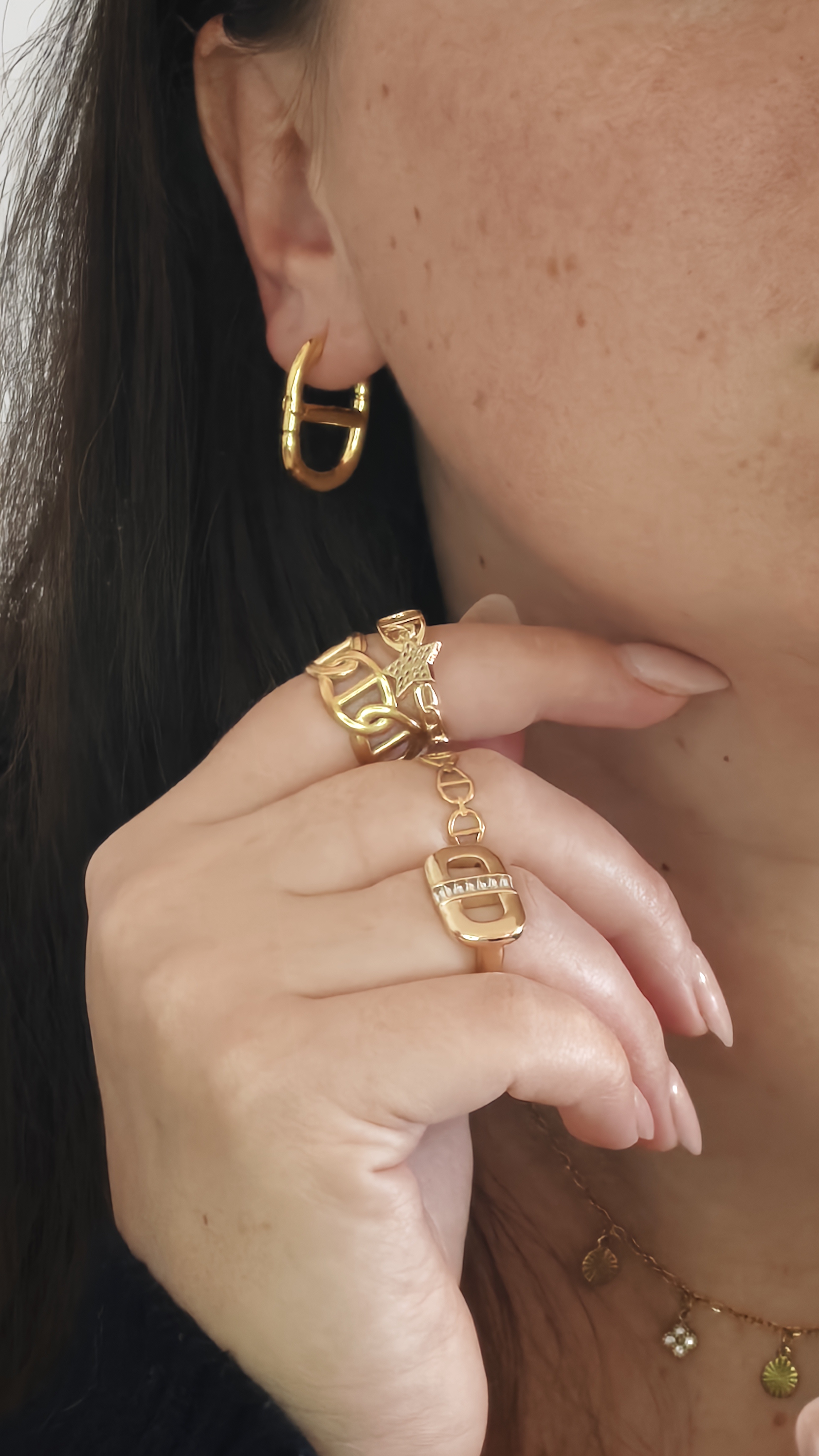 Boucle d'oreille Bella