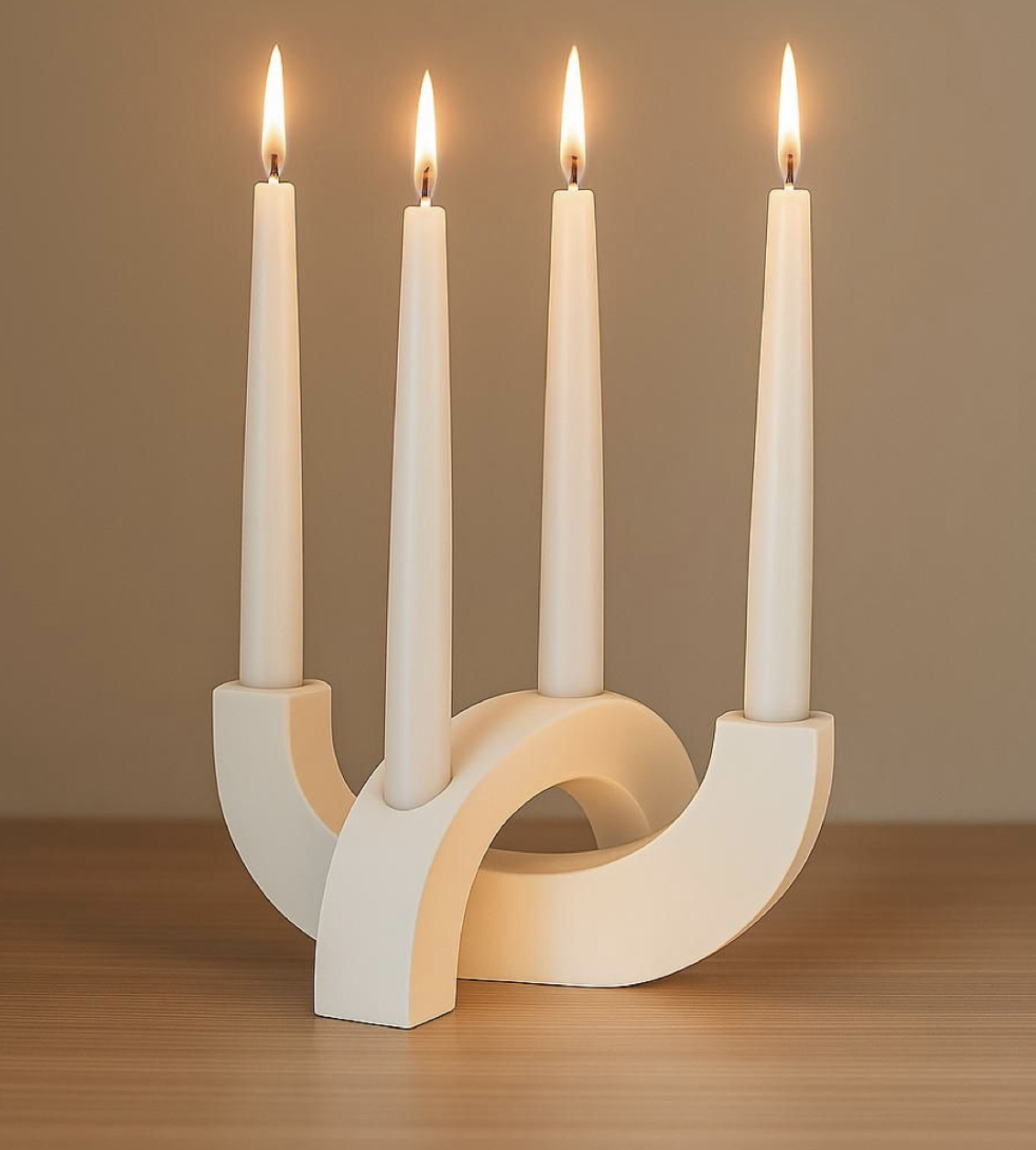 Un porte-bougies original