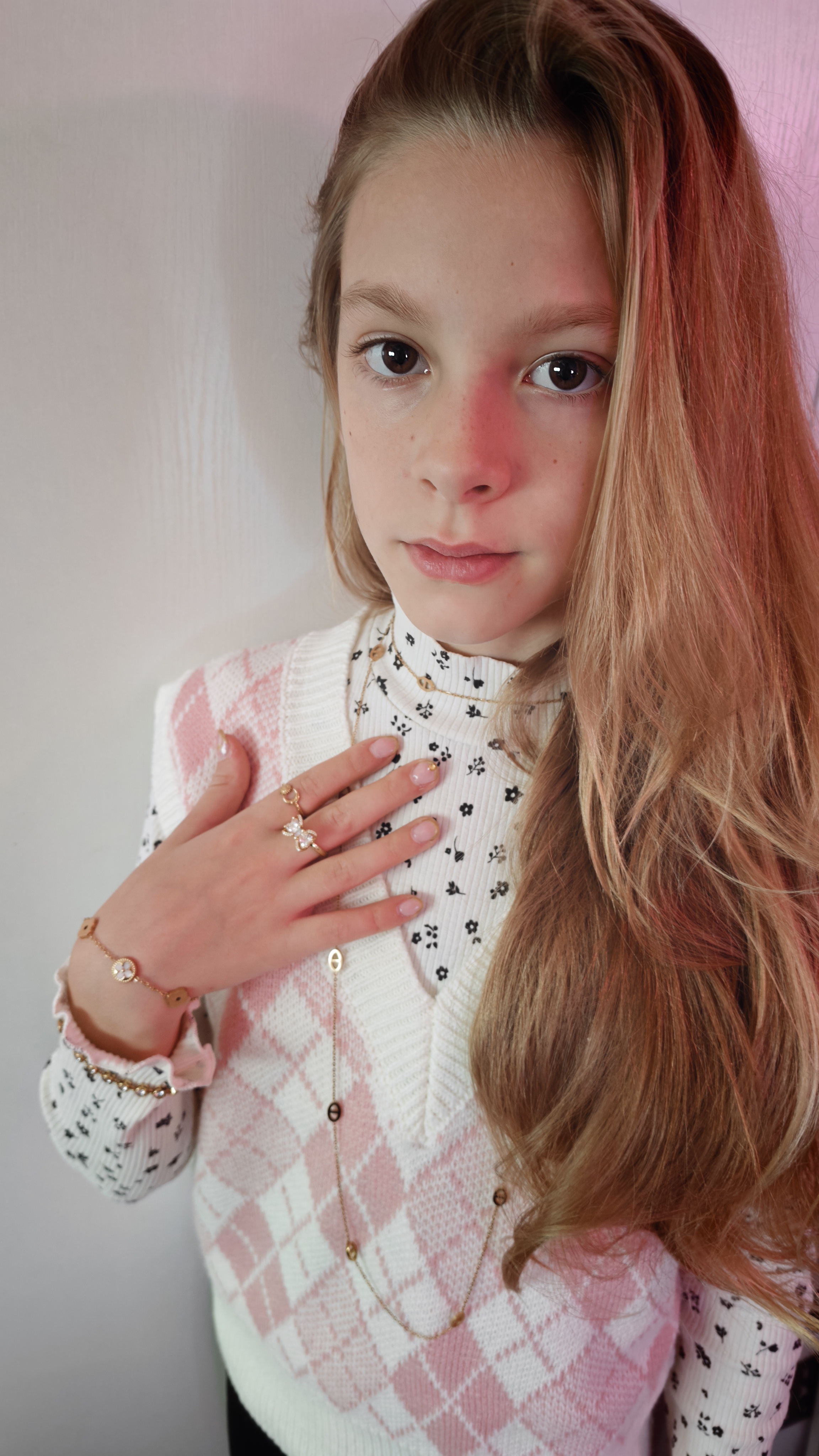 Bague papillon en strass