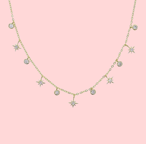 Collier doré Estelle