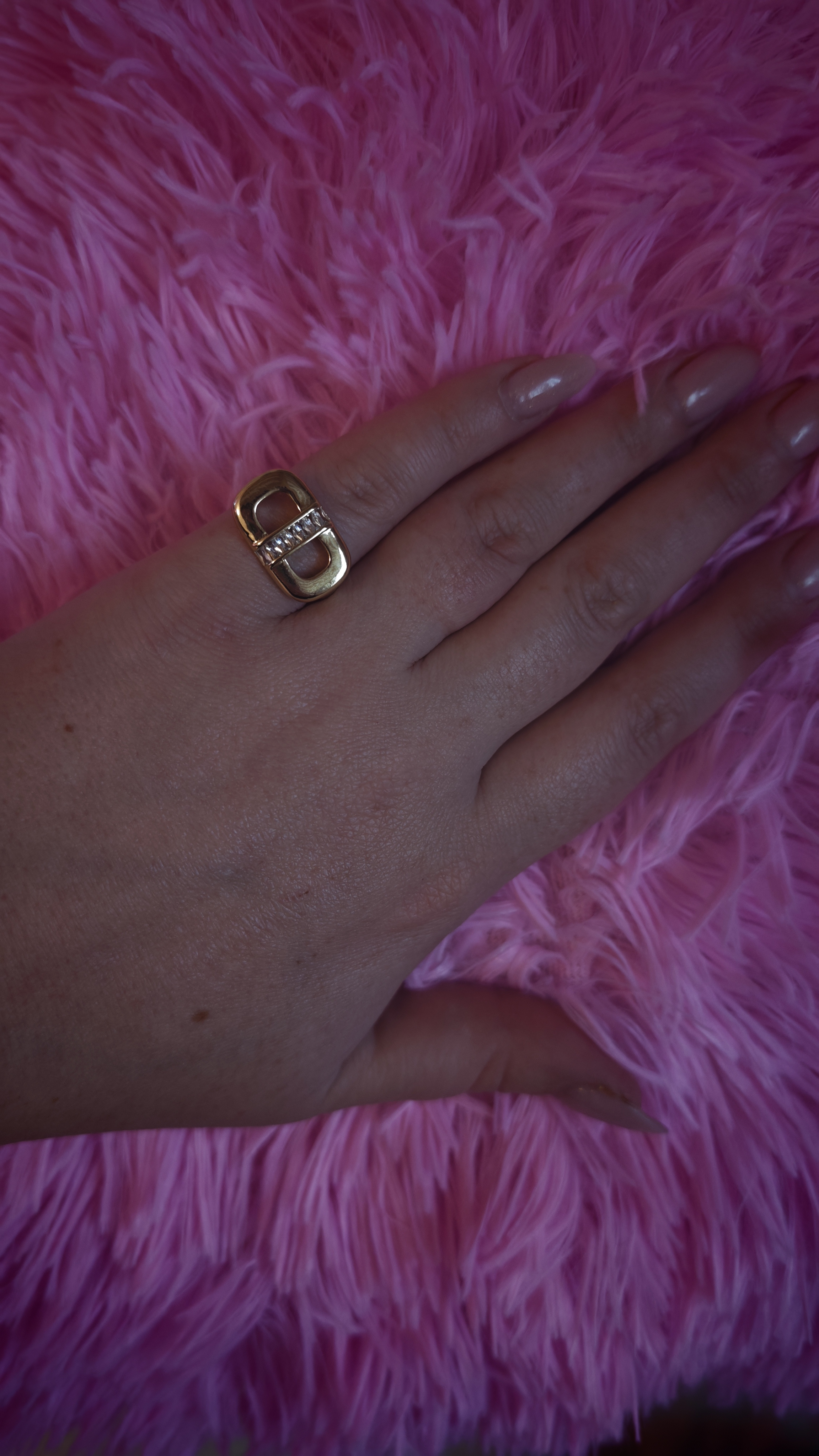 Bague dorée Camille