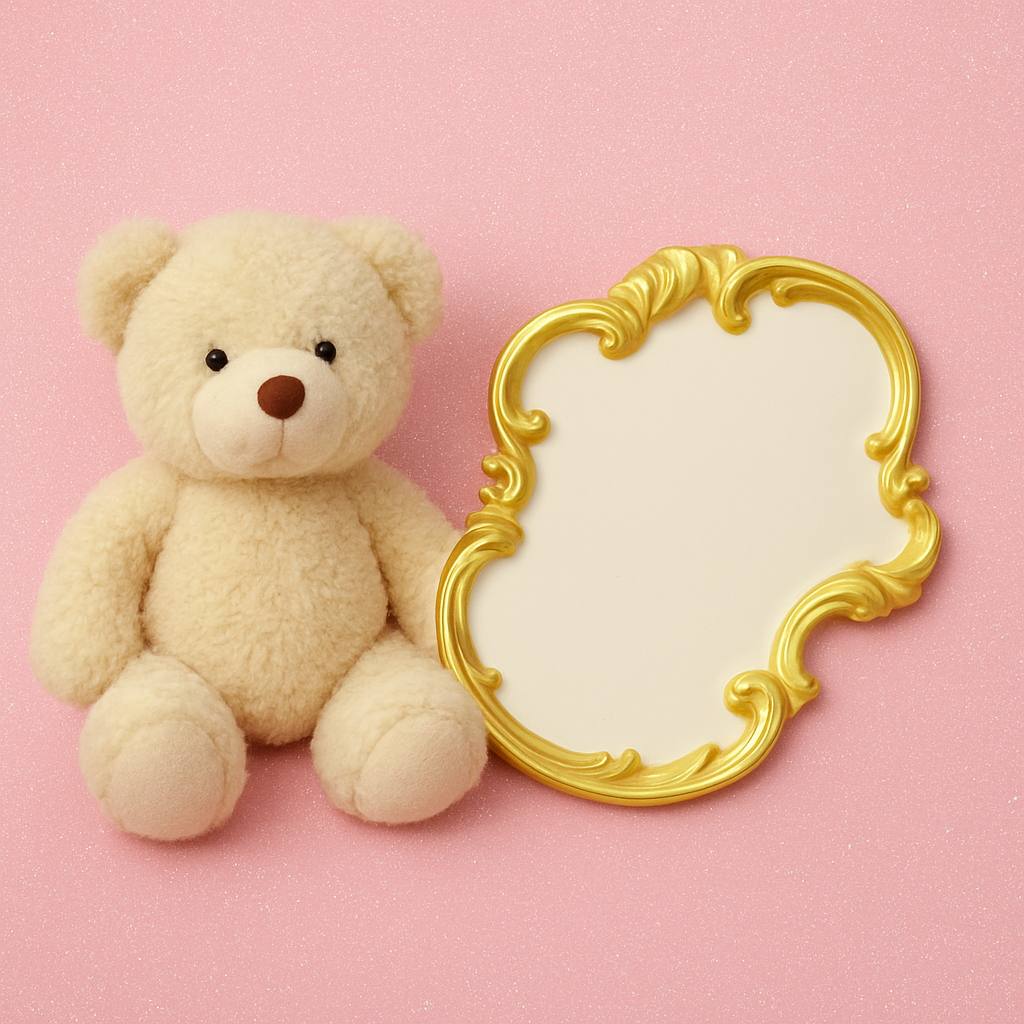 ✨ Socle décoratif artisanal doré 