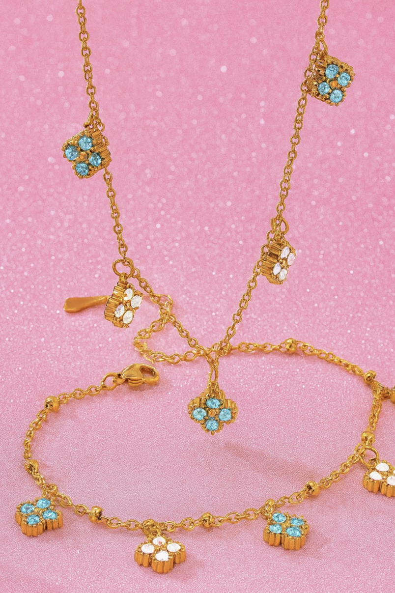 Ensemble collier et bracelet Isabelle