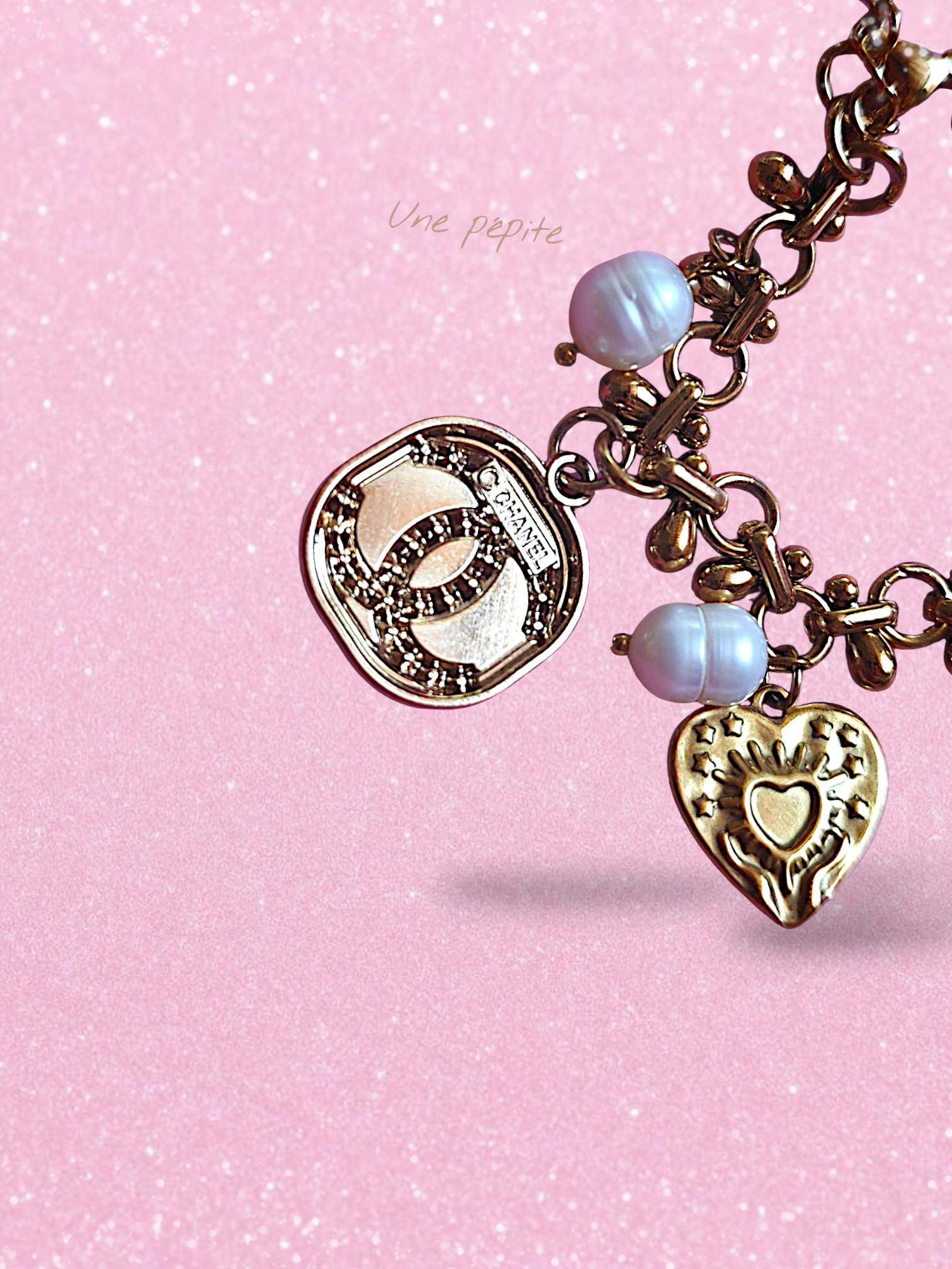 Bracelet Upcyclé de charms Chanel