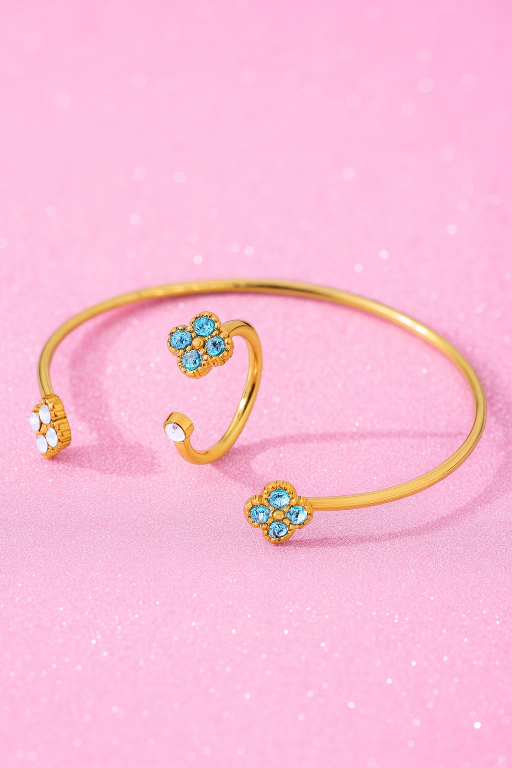 Bracelet et la bague Léa