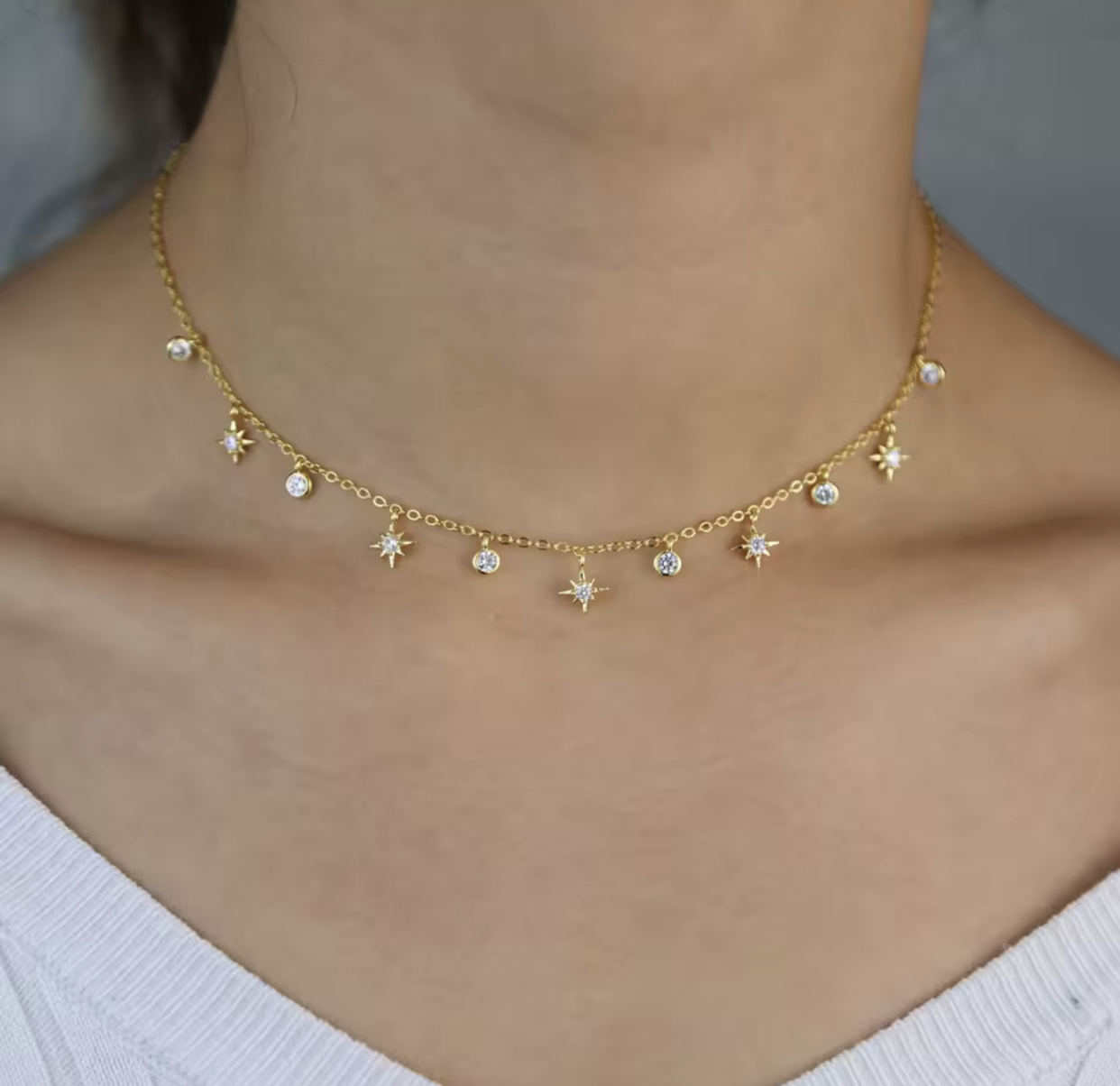 Collier doré Estelle 