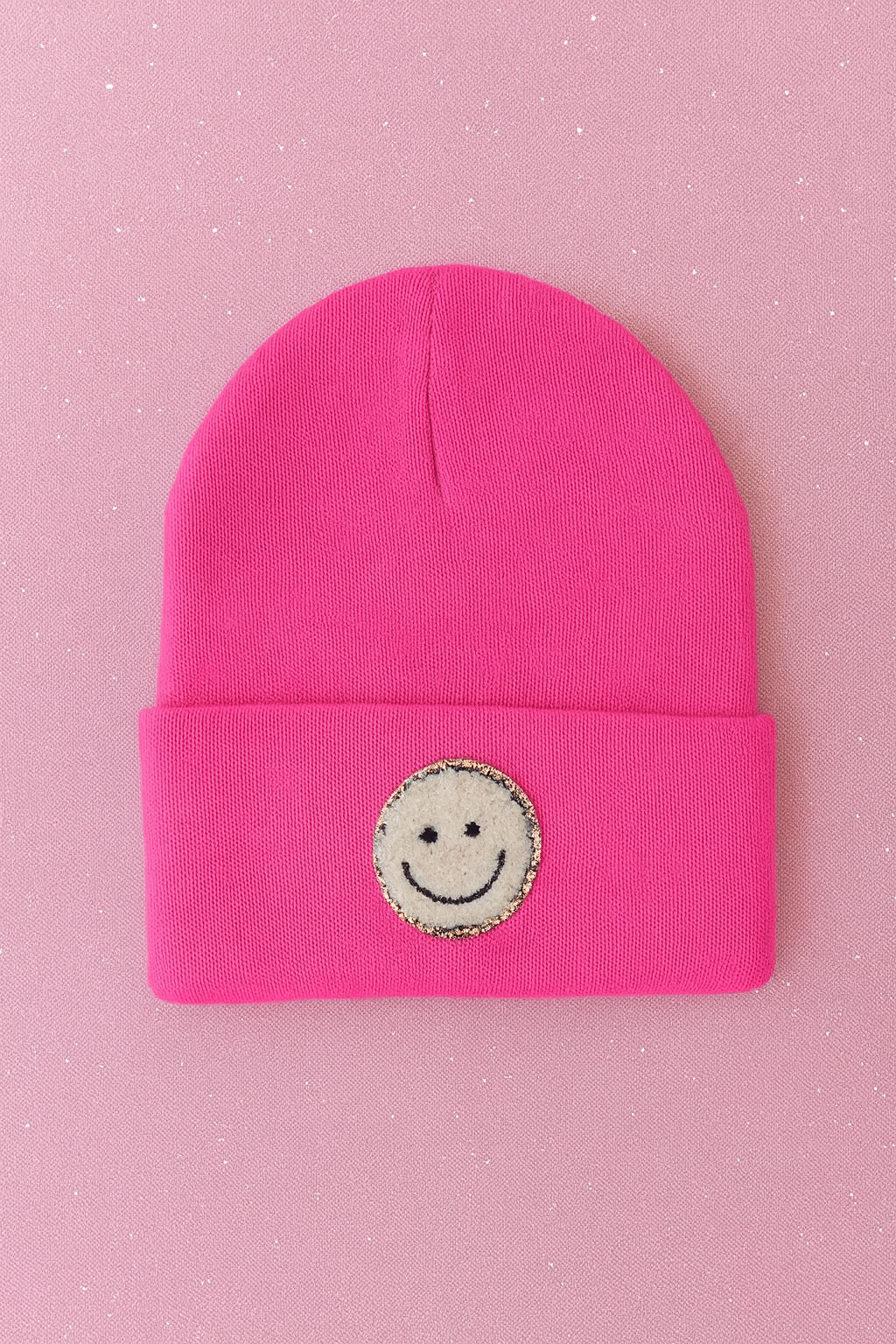 Bonnet rose Smiley
