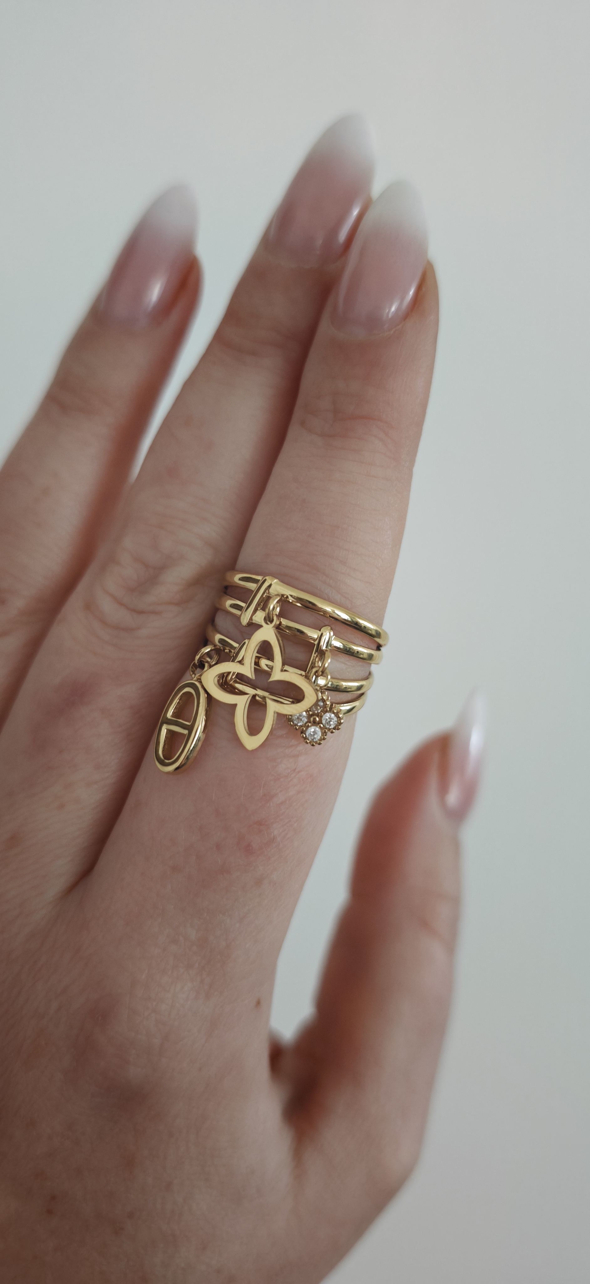 Bague breloques Vanessa