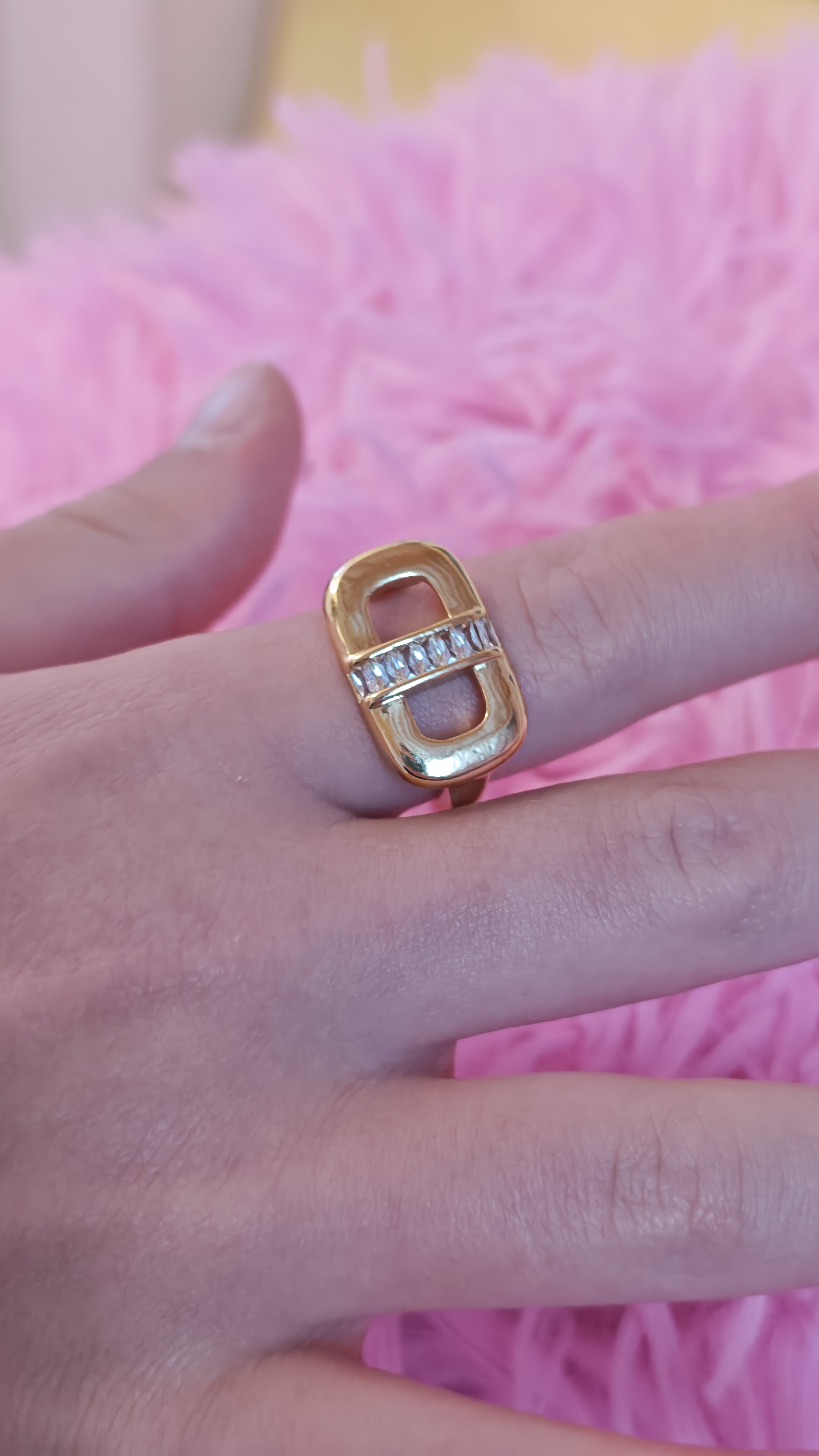 Bague dorée Camille