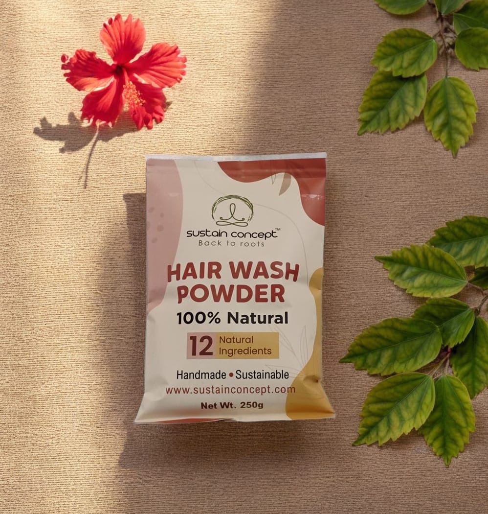 Herbal Hair Wash Powder - Men & Women
