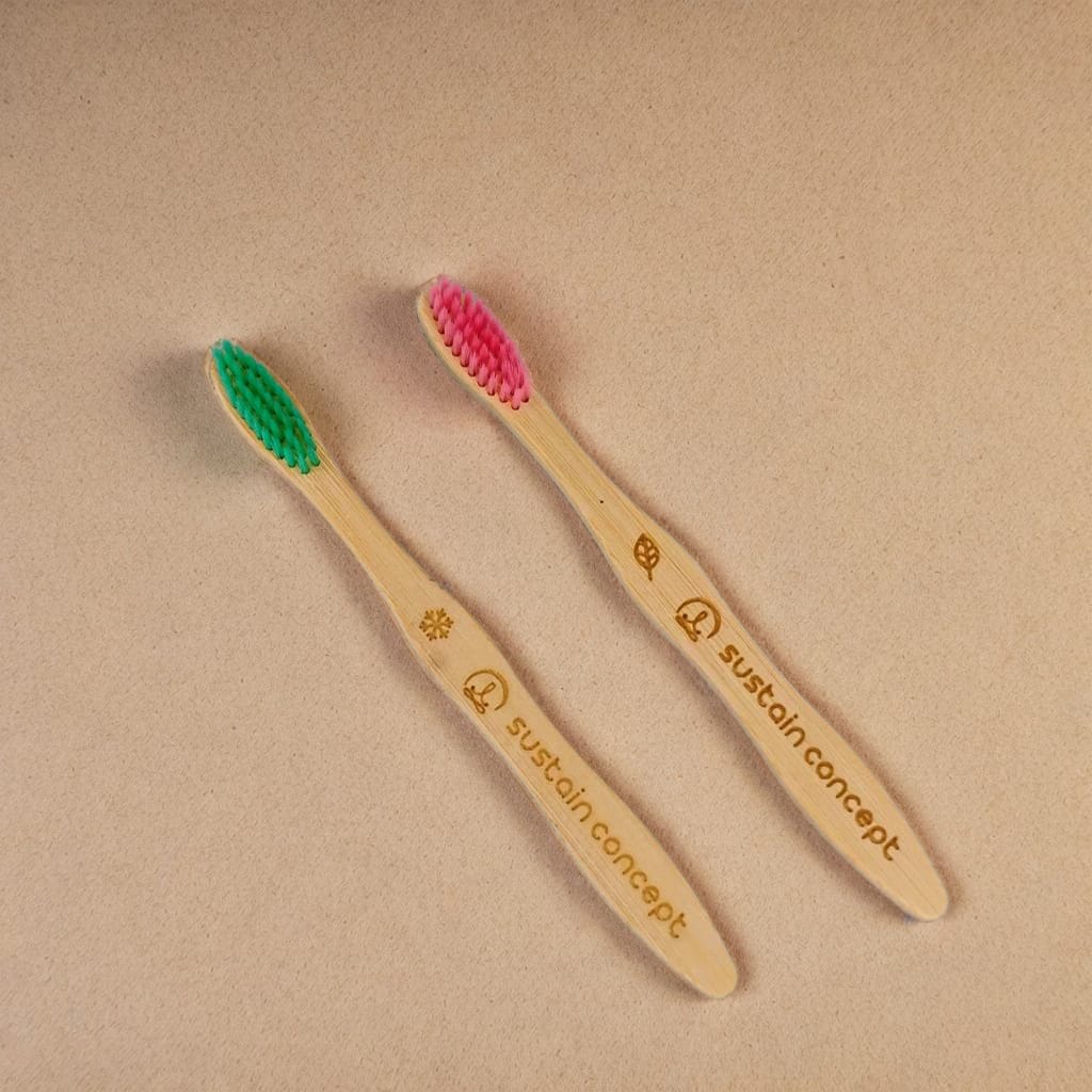 Kids Bamboo Toothbrush (Pack of 2)