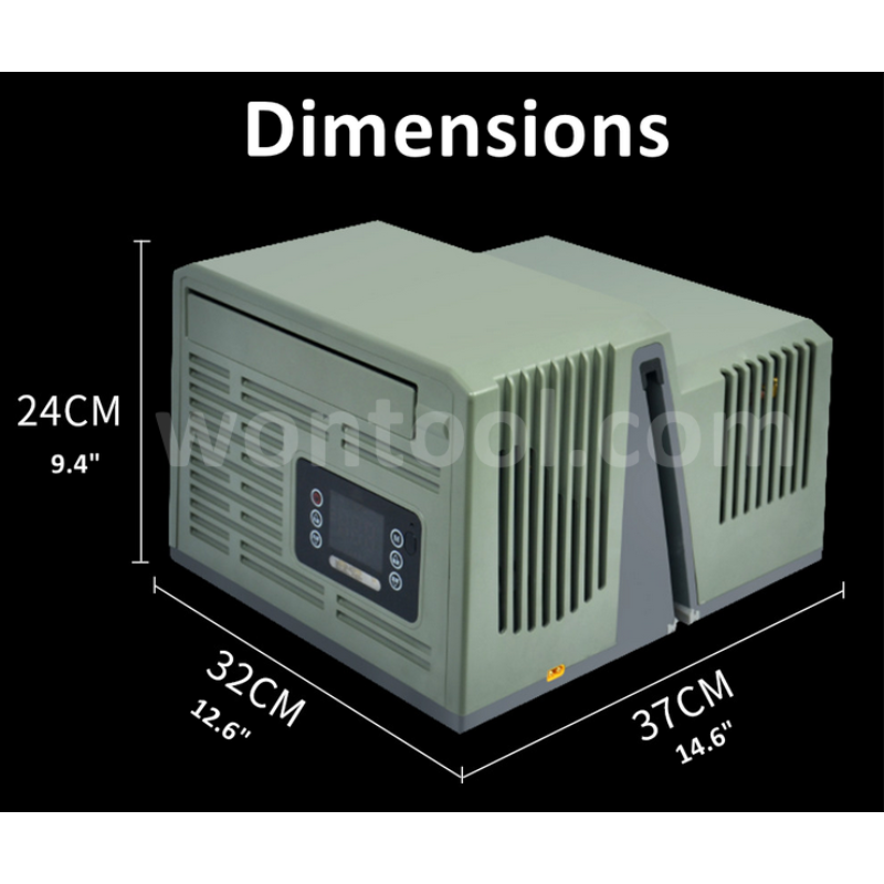 24V 48V Parking Air Conditioner Ductless Portable AC for Truck, Camper, Tent, No Hose Needed