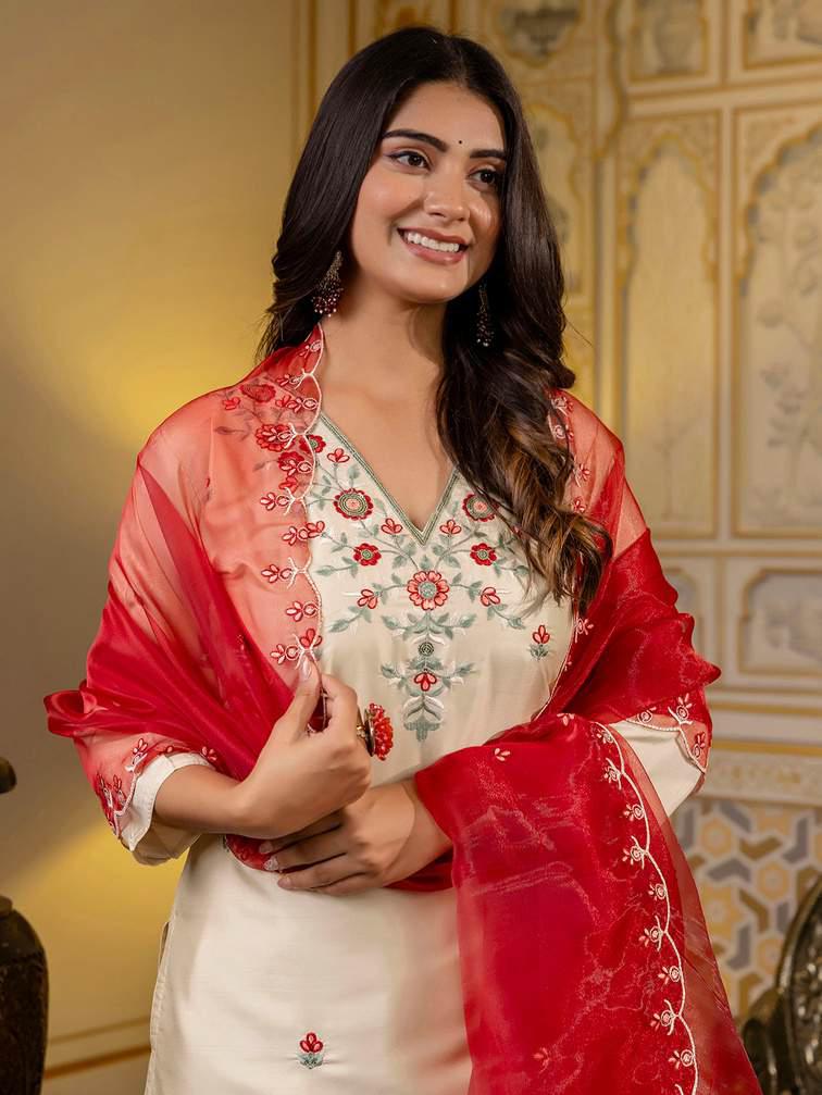 Embroidered Traditional Dress Set