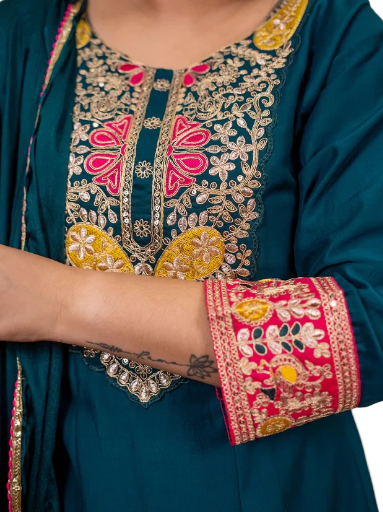 Embroidered Pakistani Formal Dress