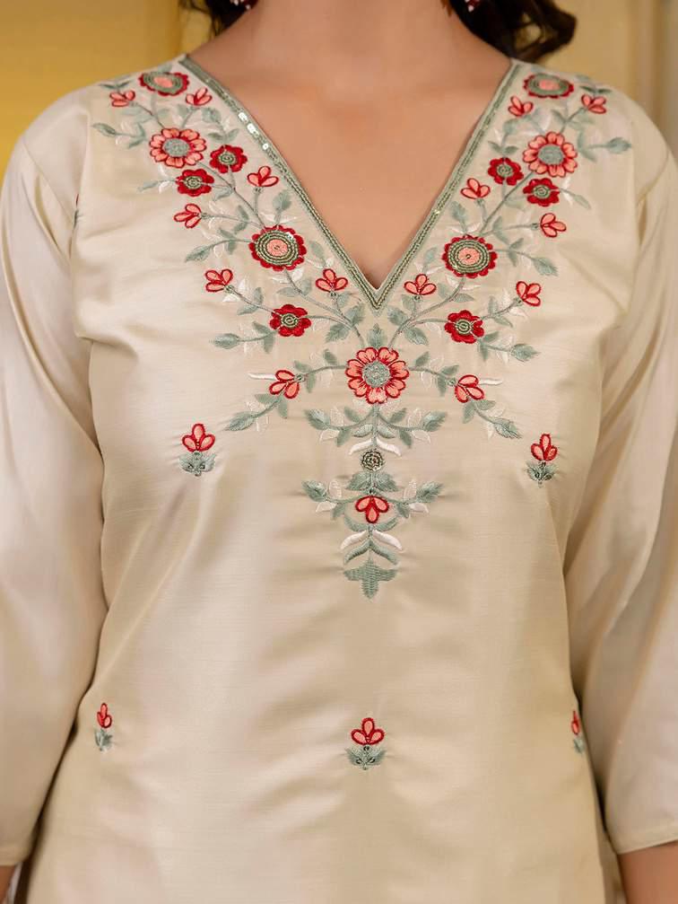 Embroidered Traditional Dress Set