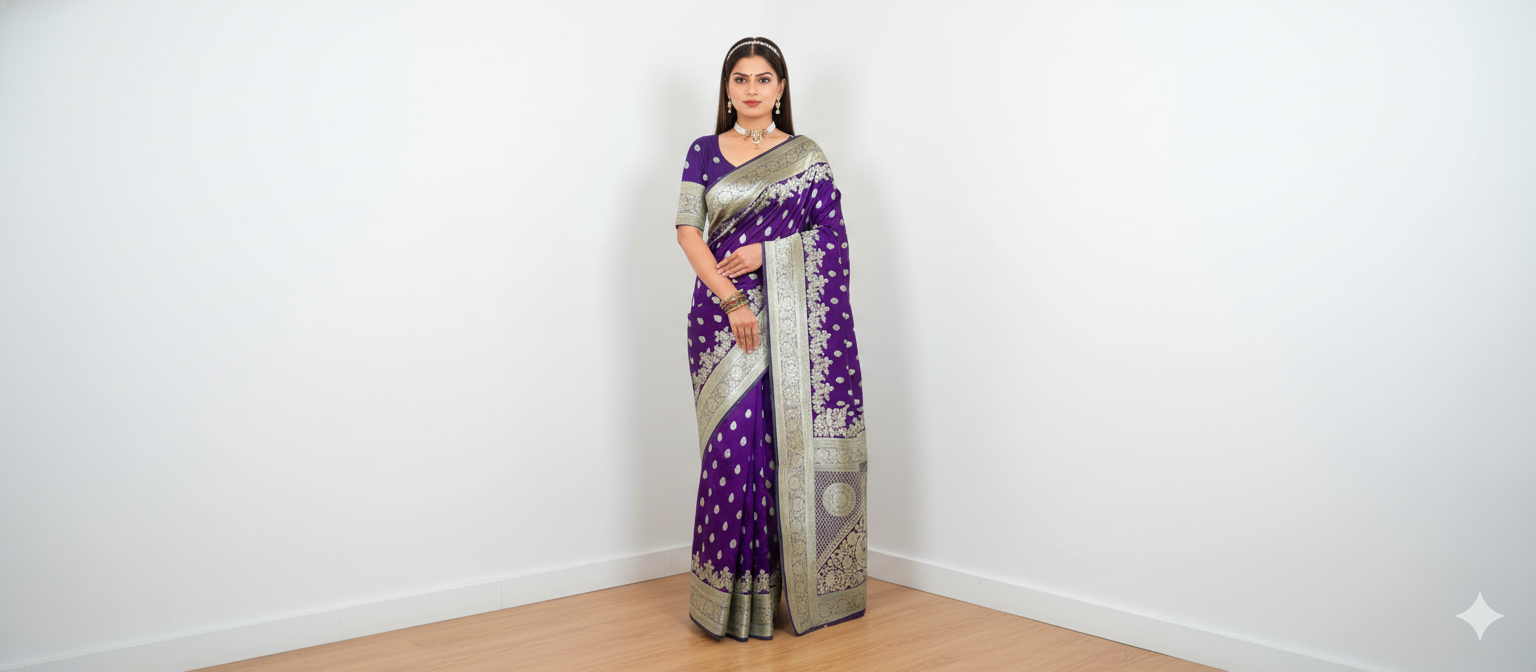 Elegant Minu Rasmalai Fancy Saree