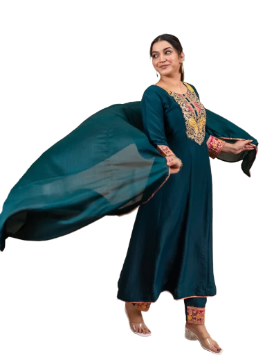 Embroidered Pakistani Formal Dress