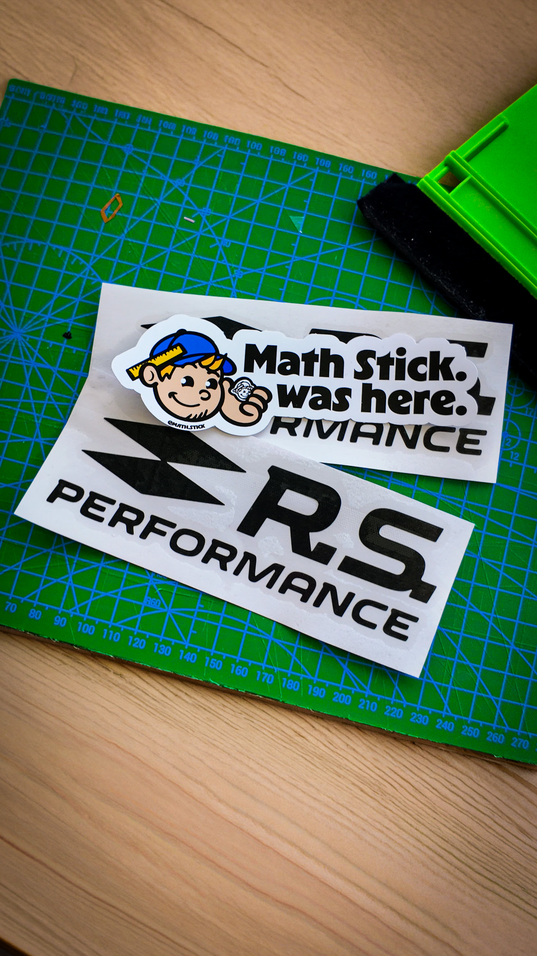 Lot de 2 Stickers RS PERFORMANCE