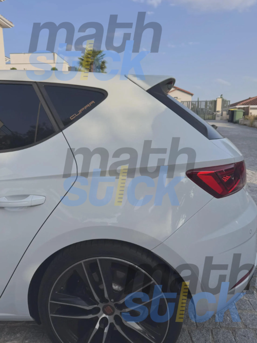 Lot de 2 Stickers CUPRA vitre arrière 