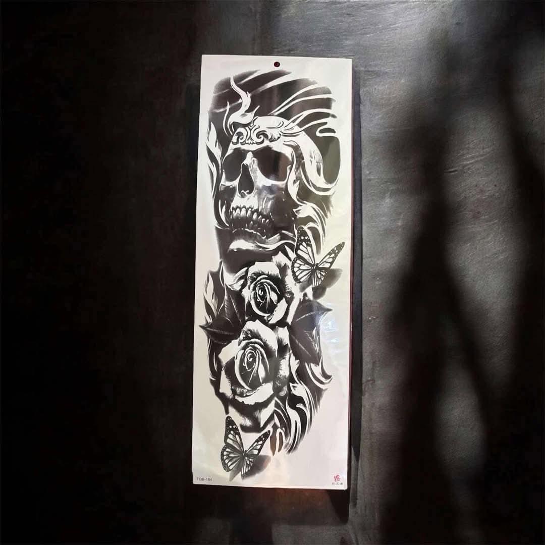 Skull and Roses Tattoo