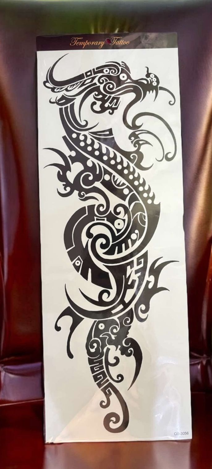 dragon full sleeve tattoo